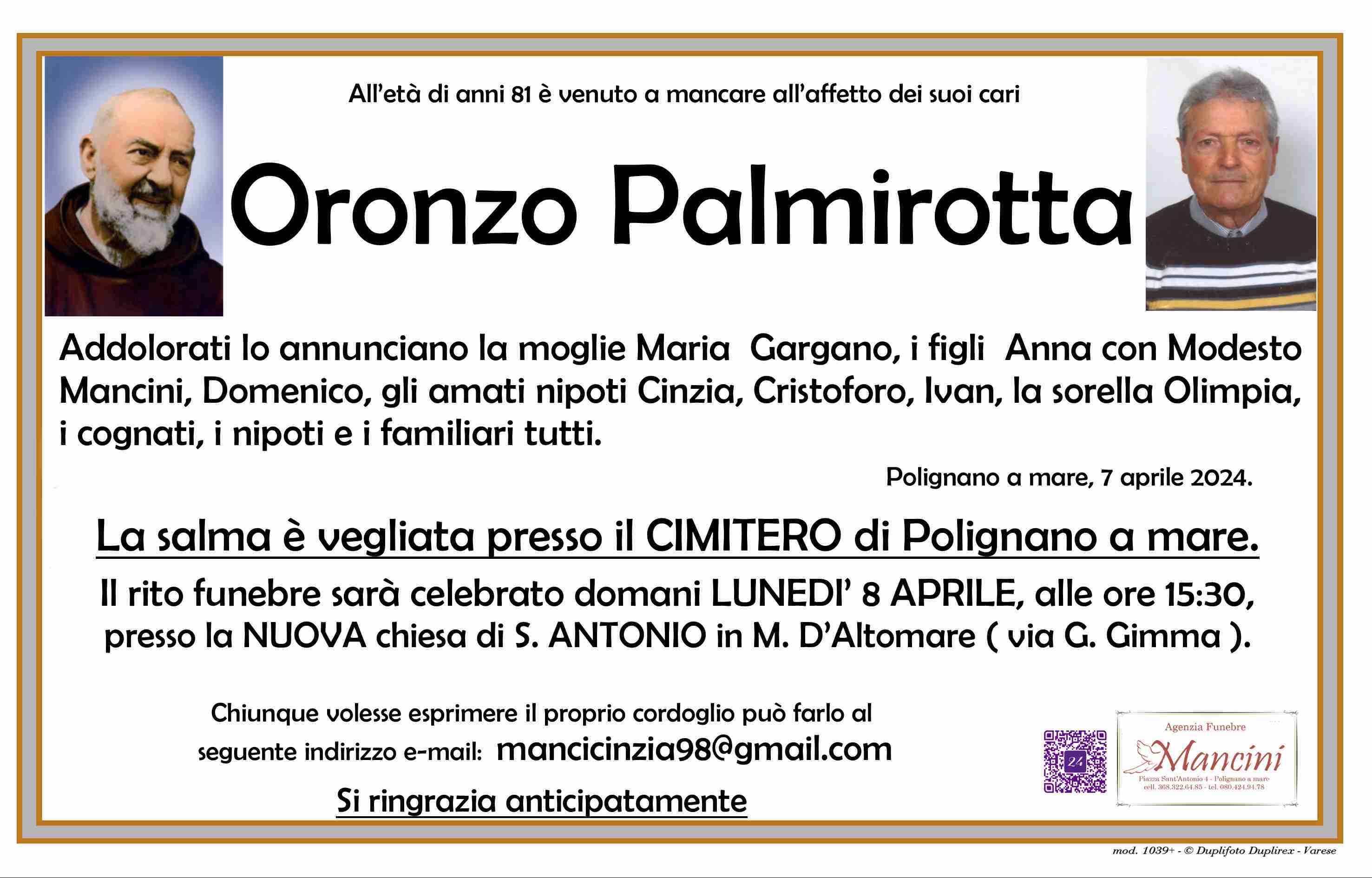 Oronzo Palmrotta