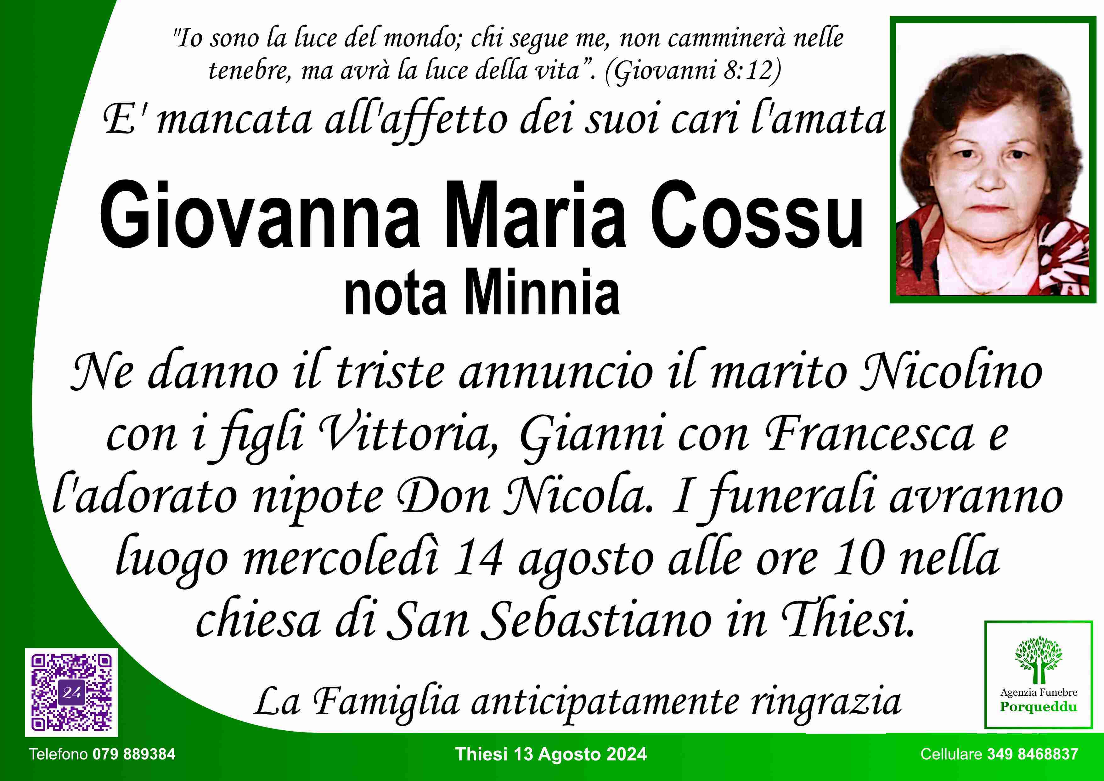 Giovanna Maria Cossu