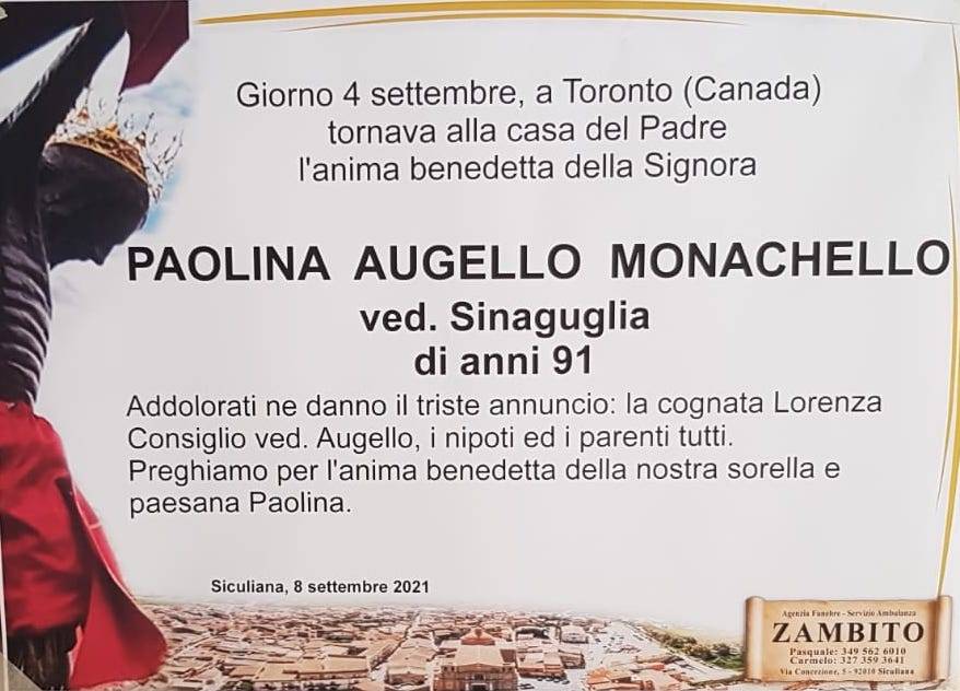 Paolina Augello Monachello