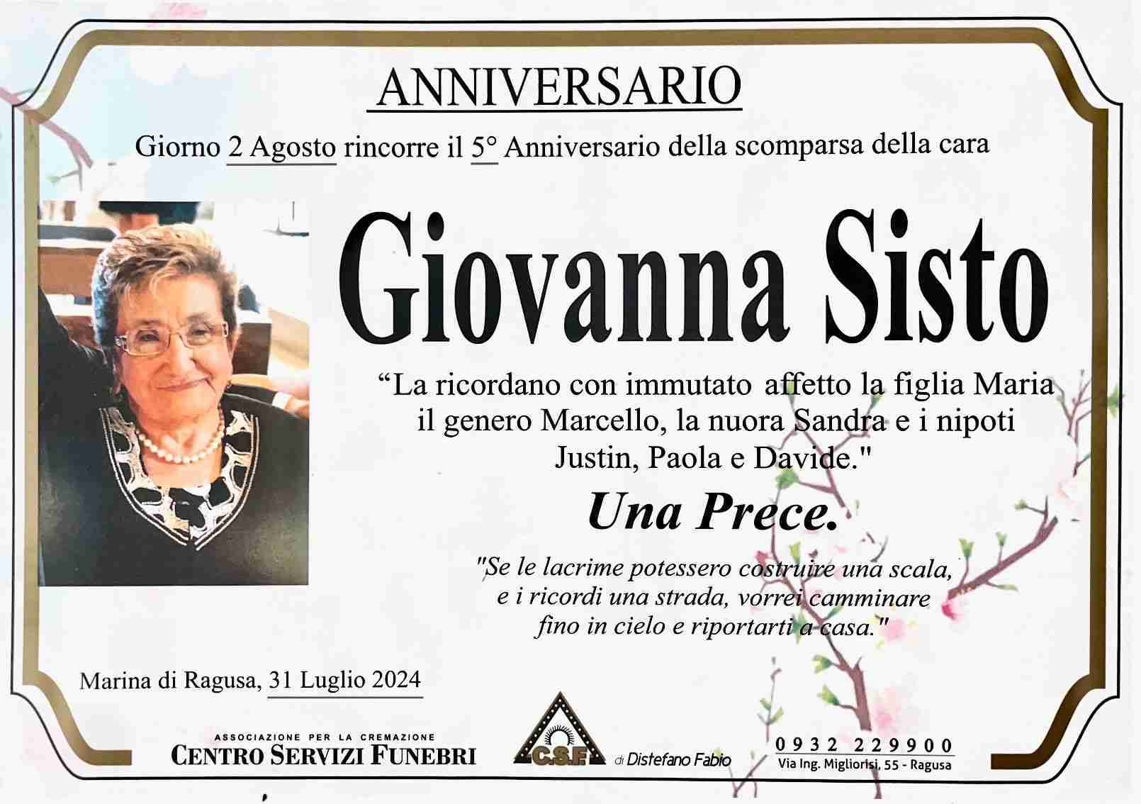 Sisto Giovanna