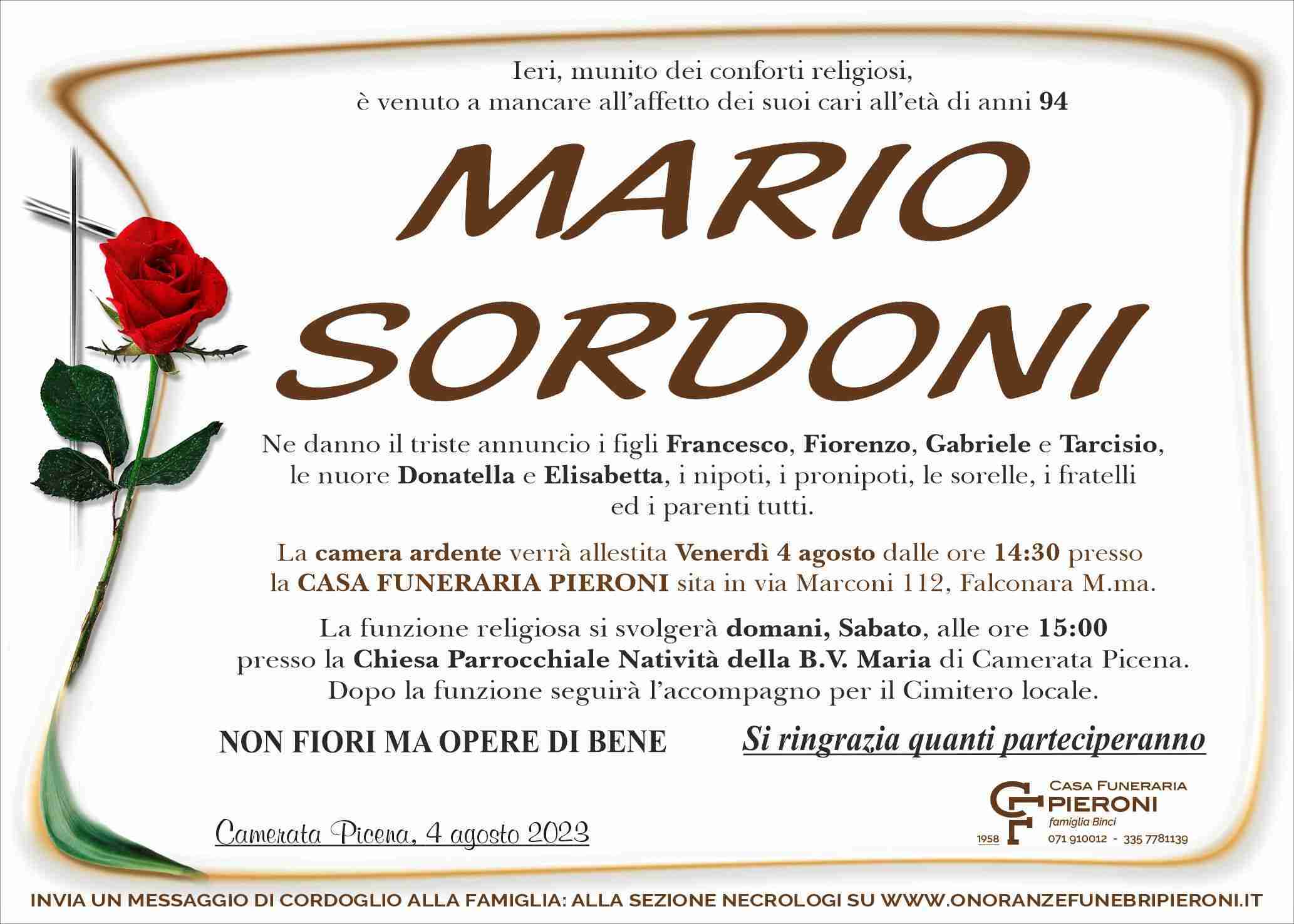 Mario Sordoni