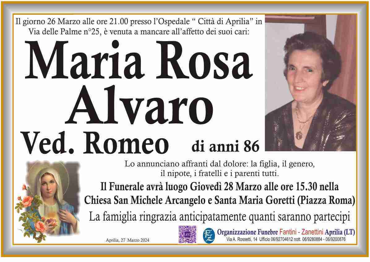 Maria Rosa Alvaro