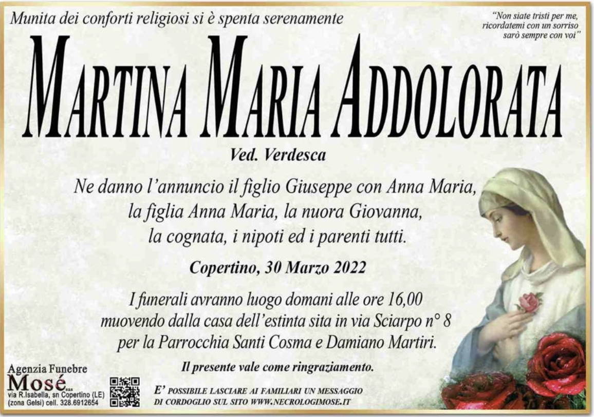 Maria Addolorata Martina