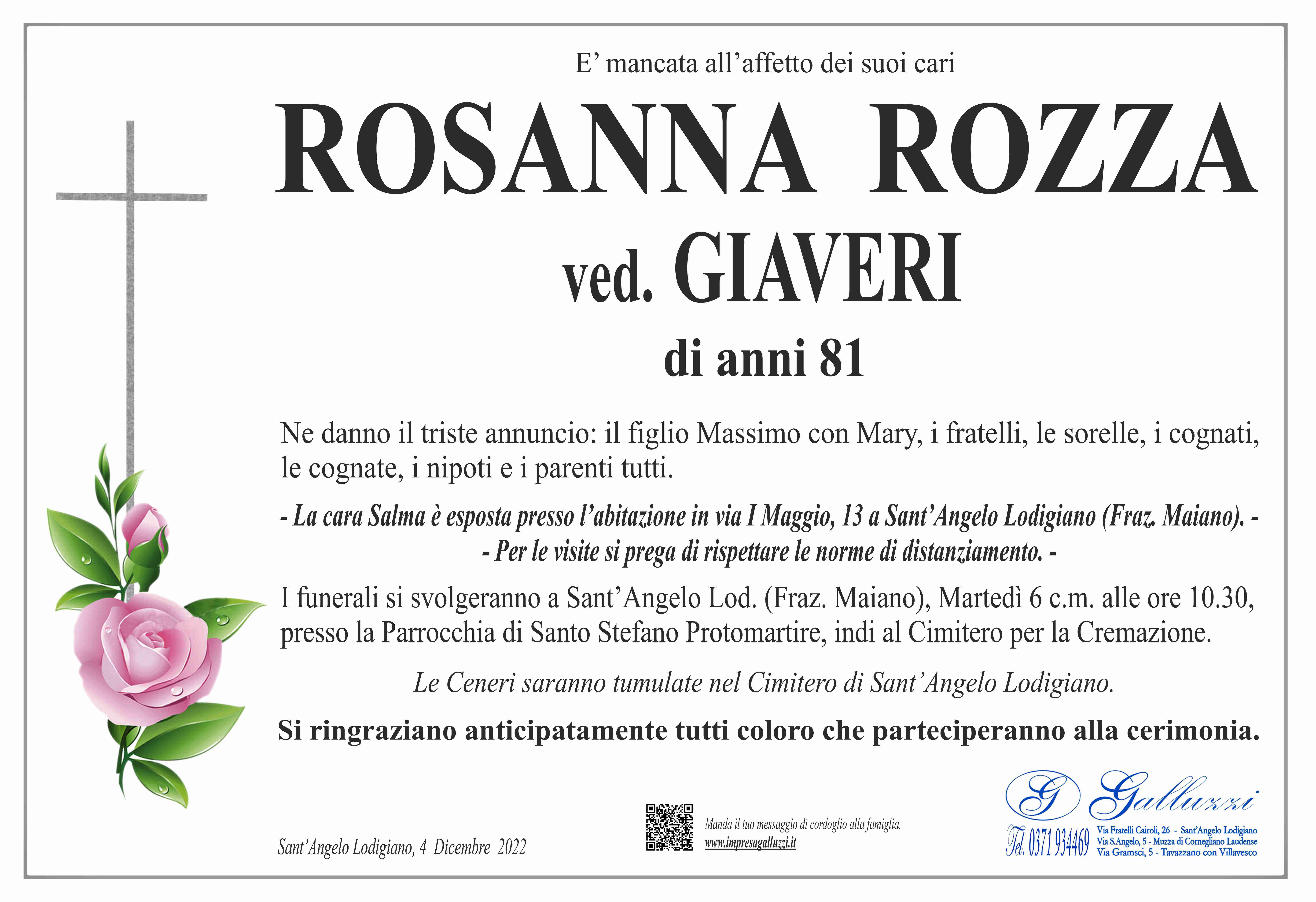 Rosanna Rozza