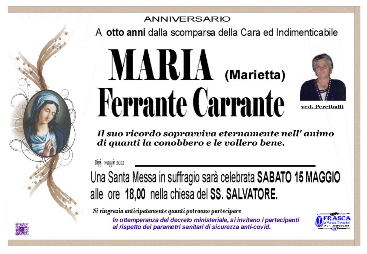 Maria Ferrante Carrante