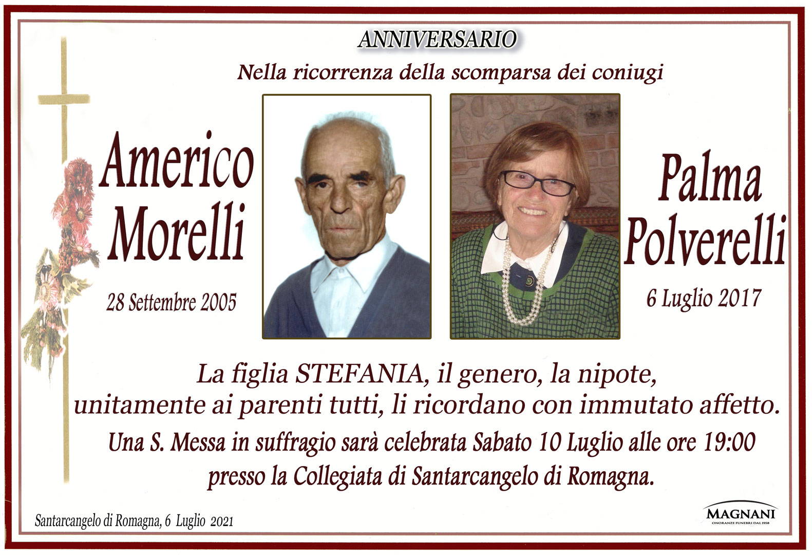 Americo Morelli e Palma Polverelli