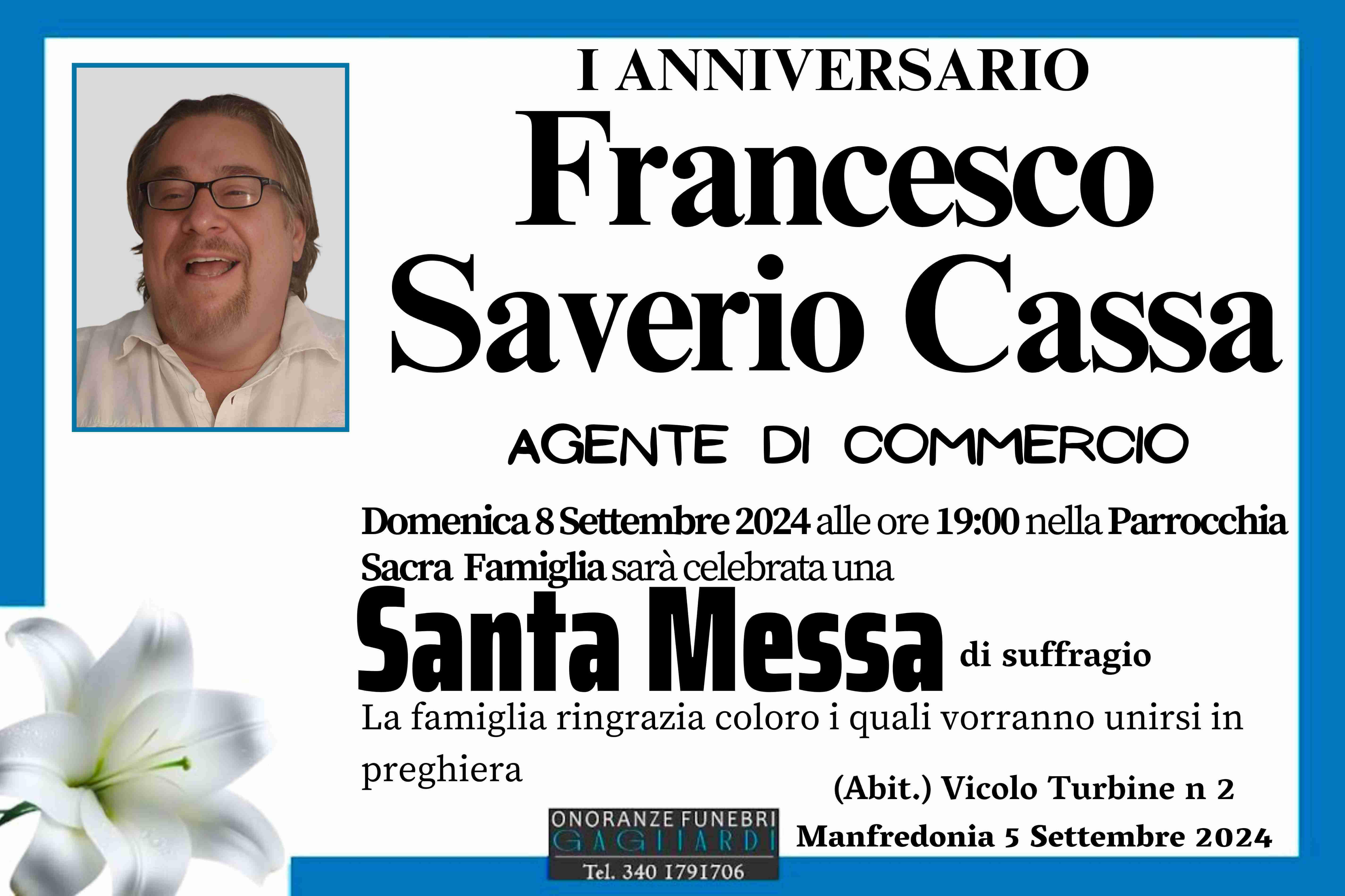 Francesco Saverio Cassa