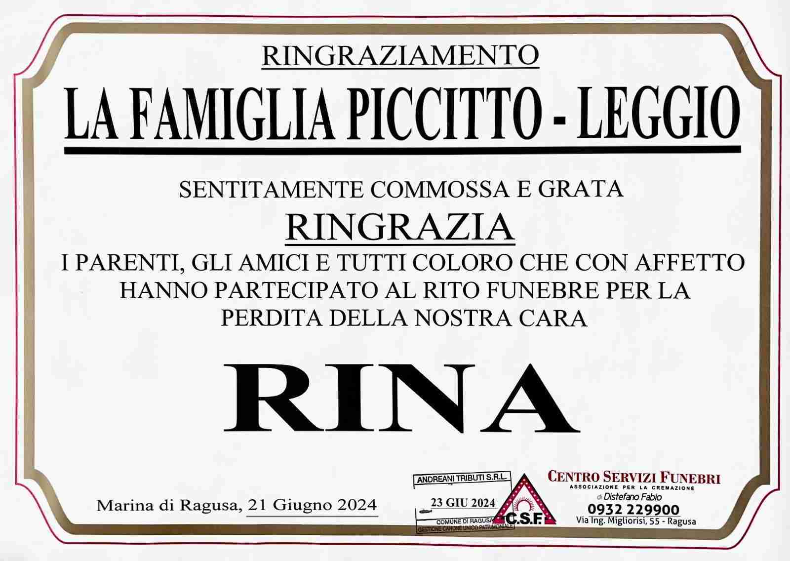 Leggio Rina