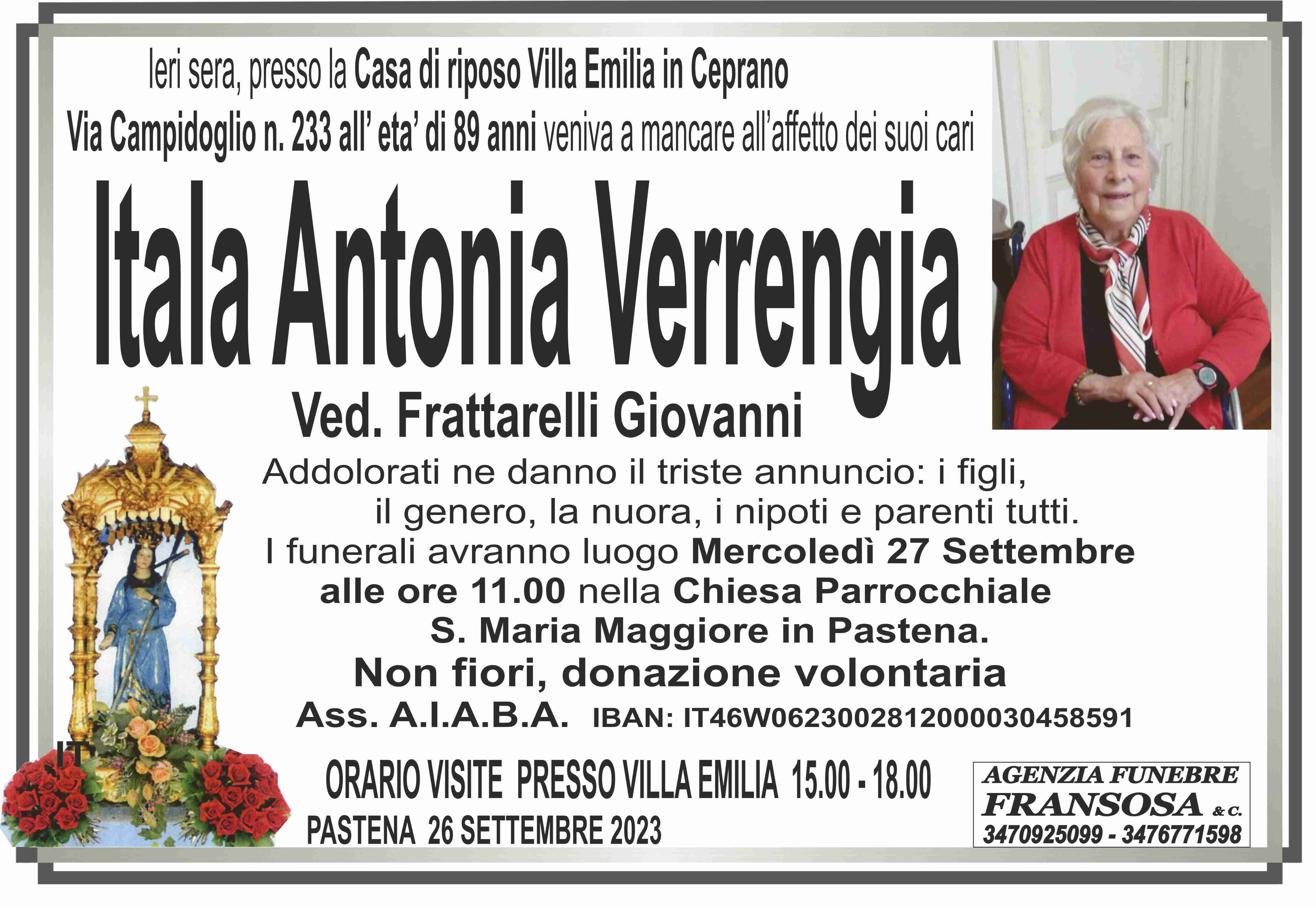 Itala Antonia Verrengia