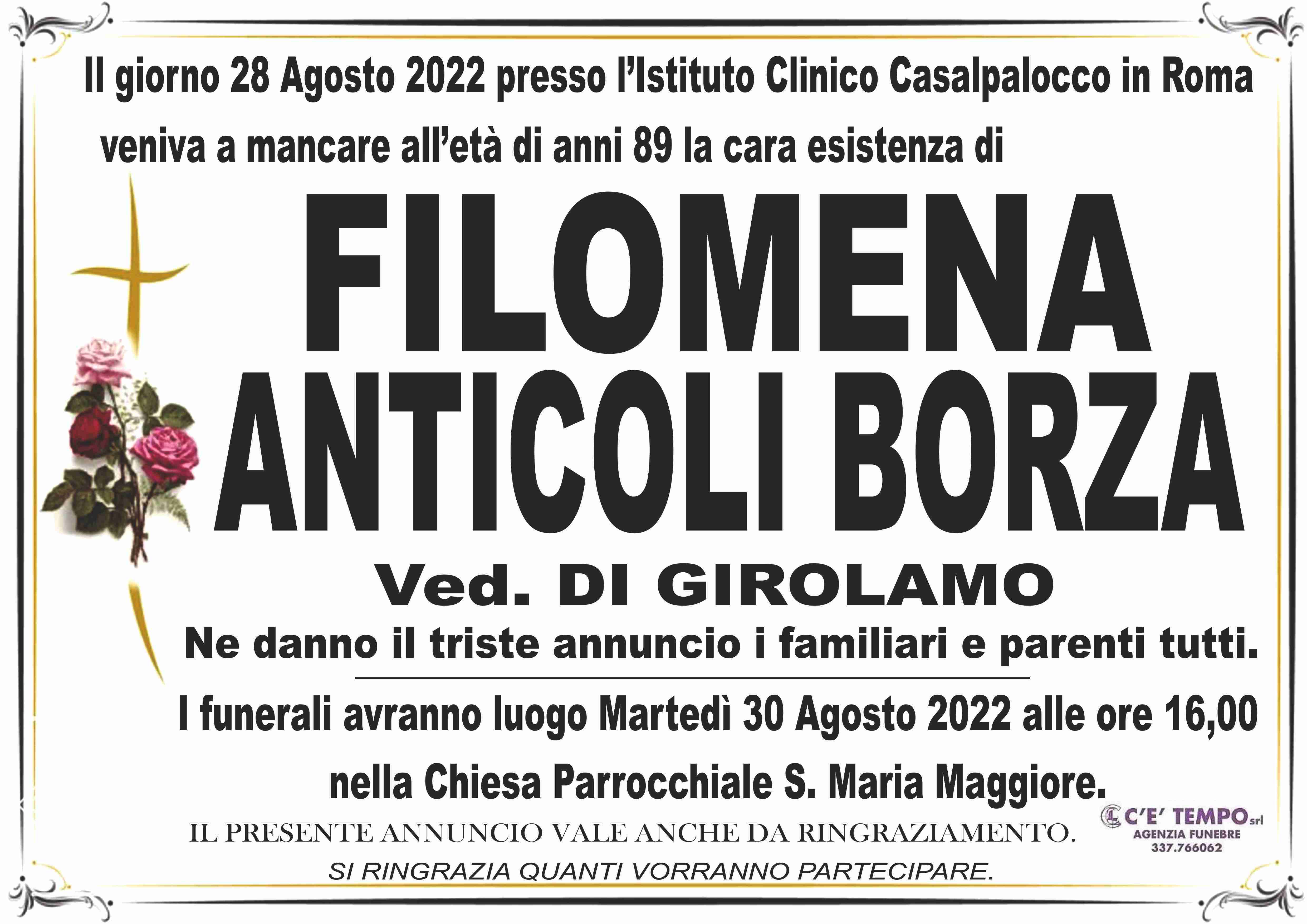 Filomena Anticoli Borza