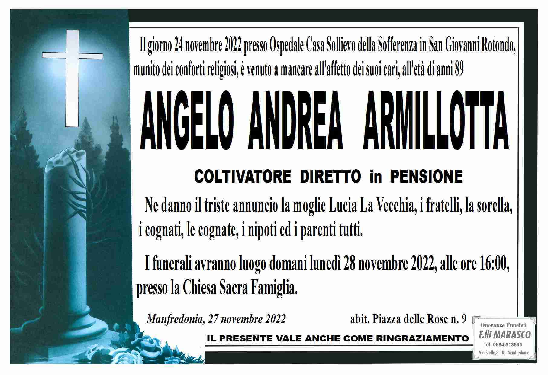 Angelo Andrea Armillotta