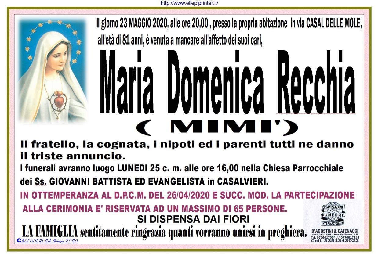 Maria Domenica Recchia