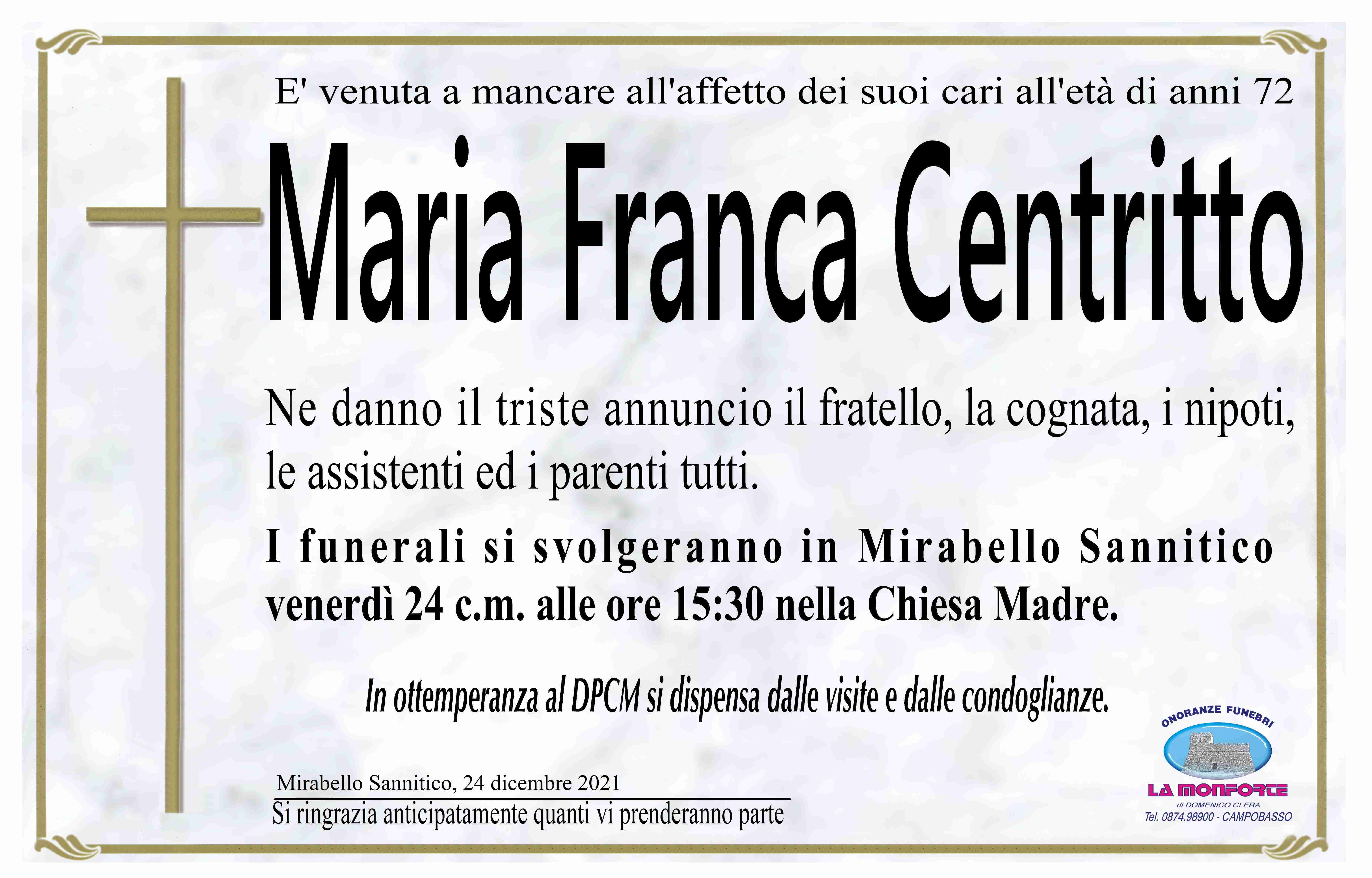 Maria Franca Centritto