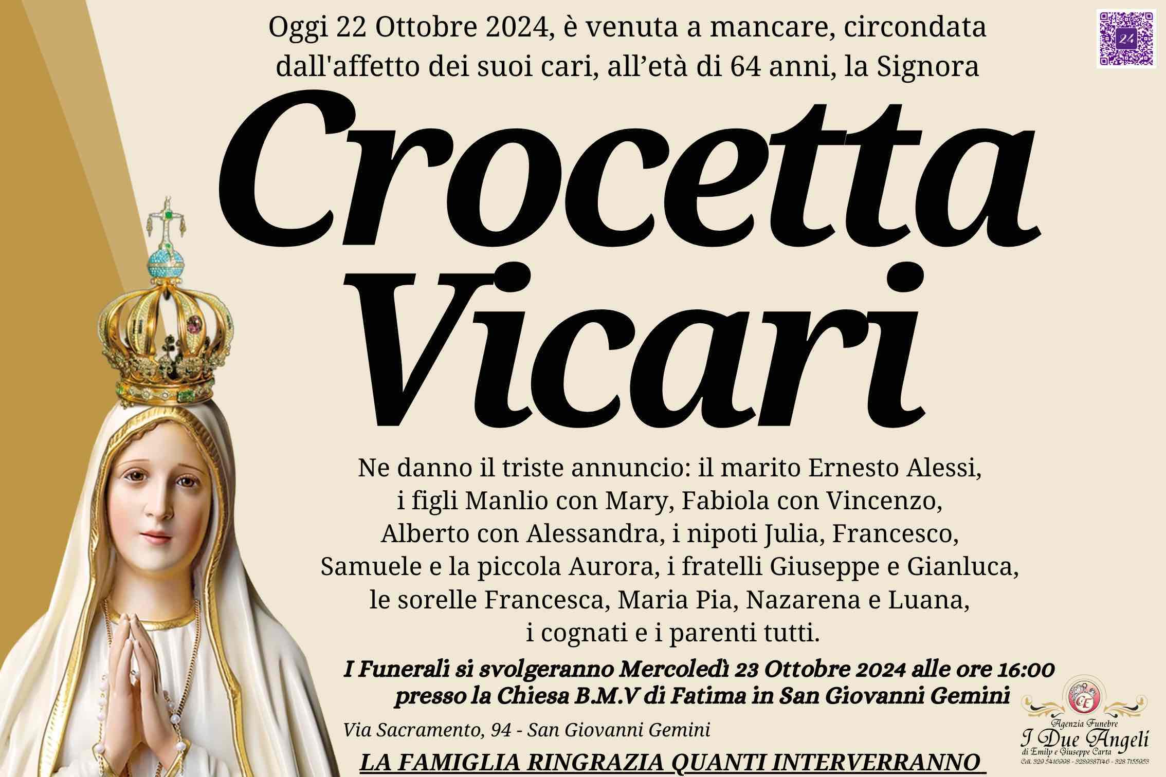 Crocetta Vicari