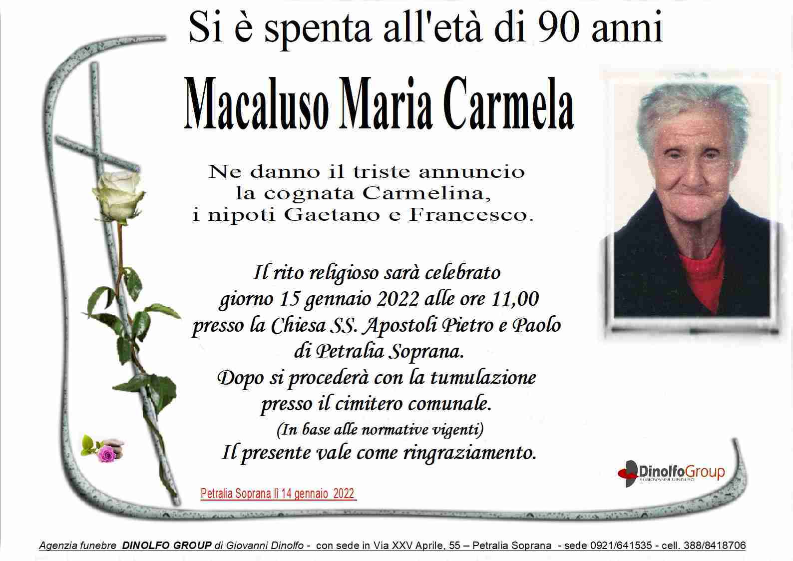 Maria Carmela Macaluso