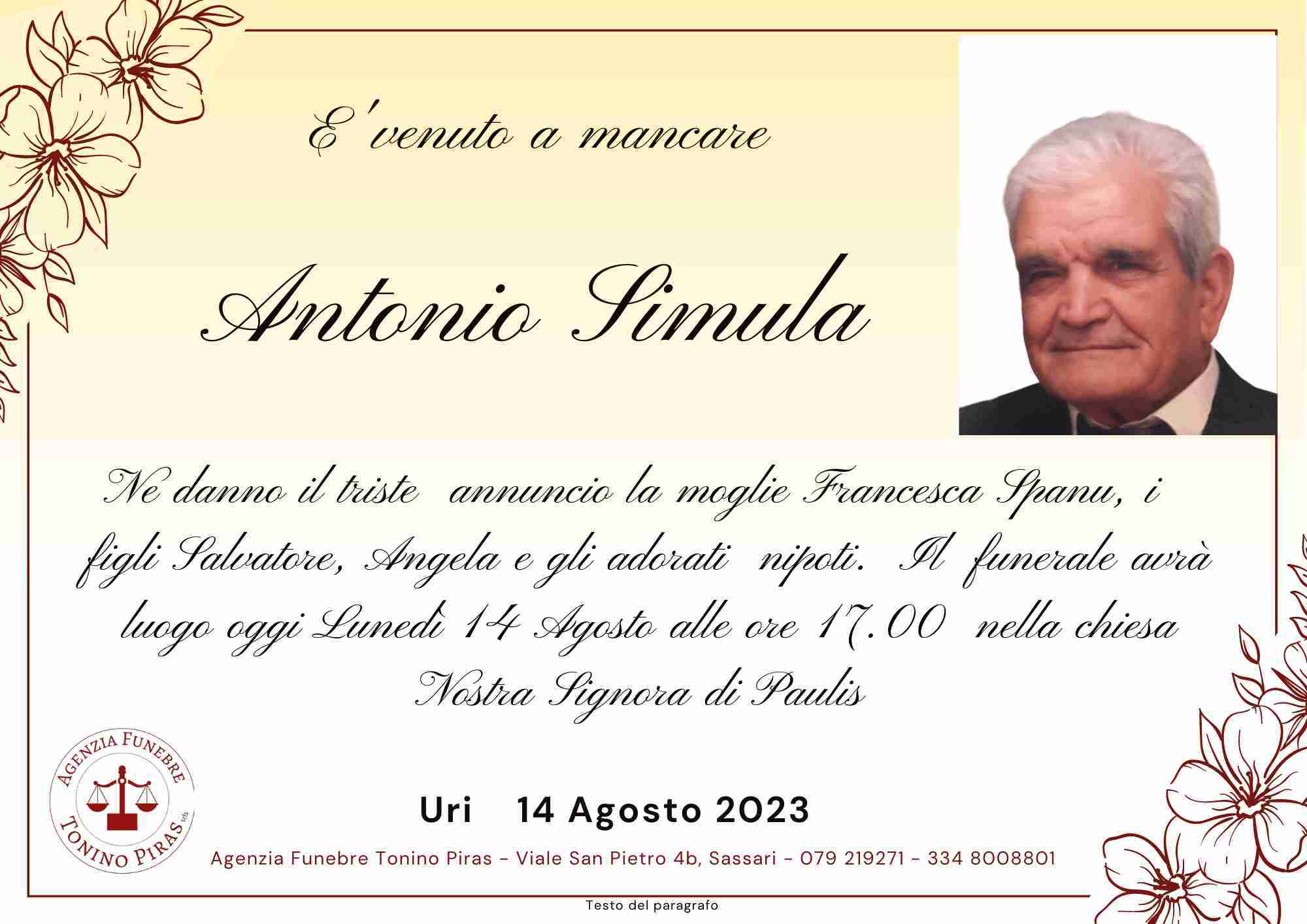 Antonio Simula