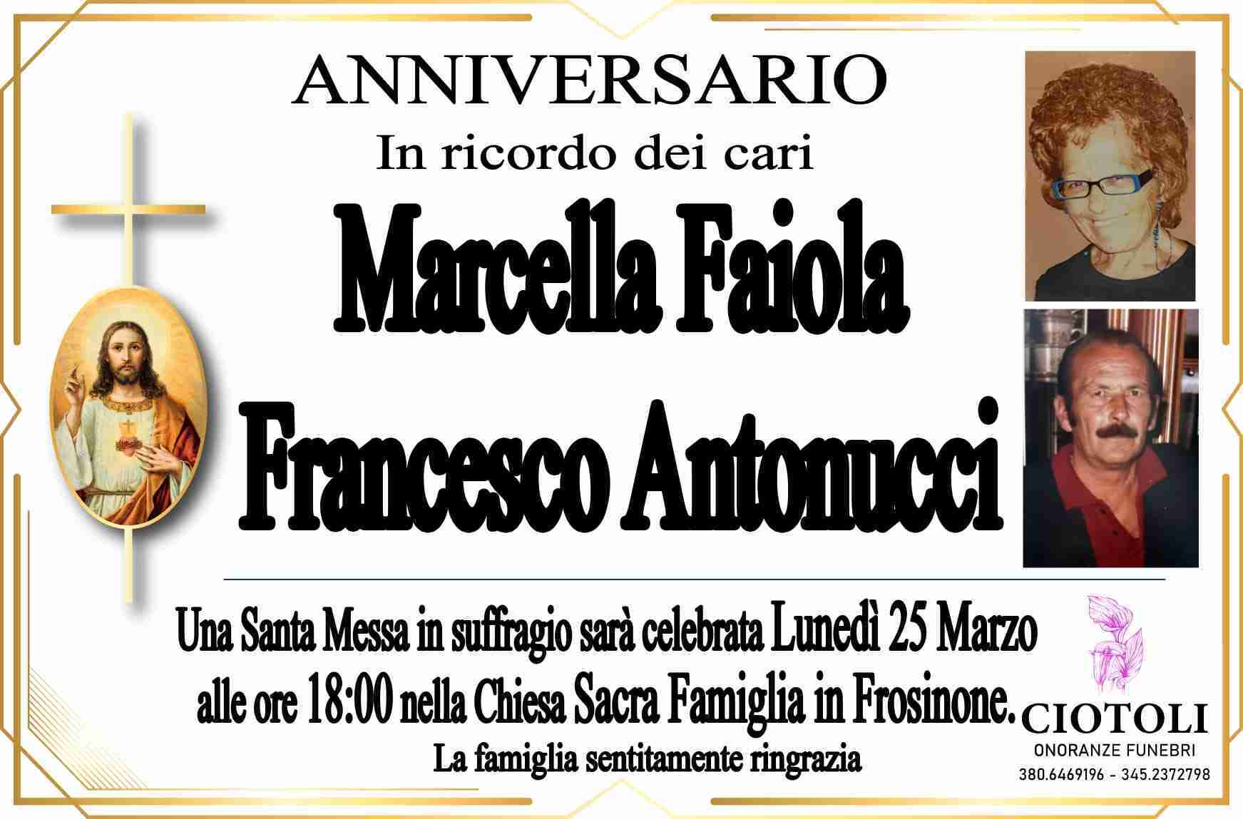 Marcella Faiola e Francesco Antonucci