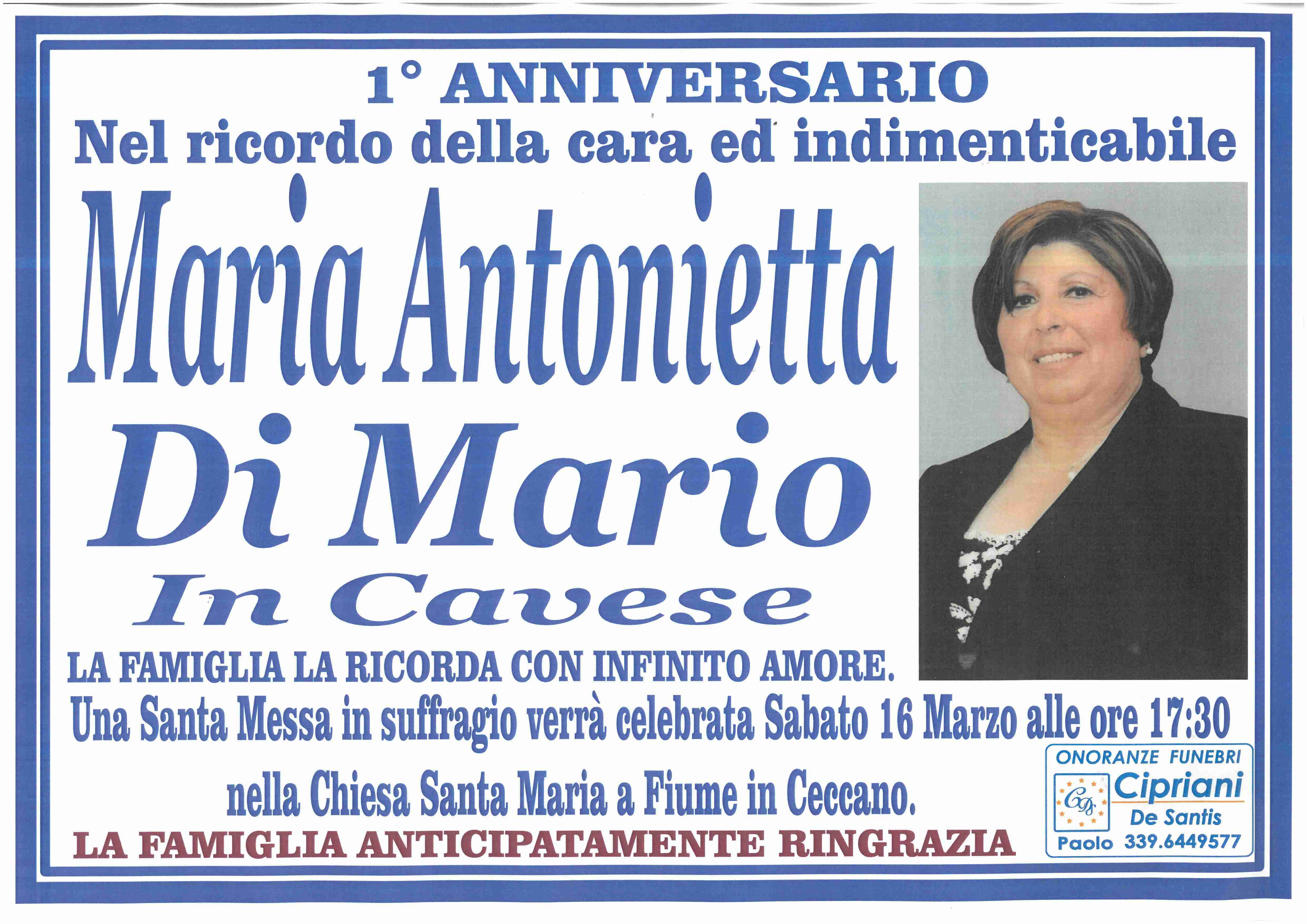 Maria Antonietta Di Mario
