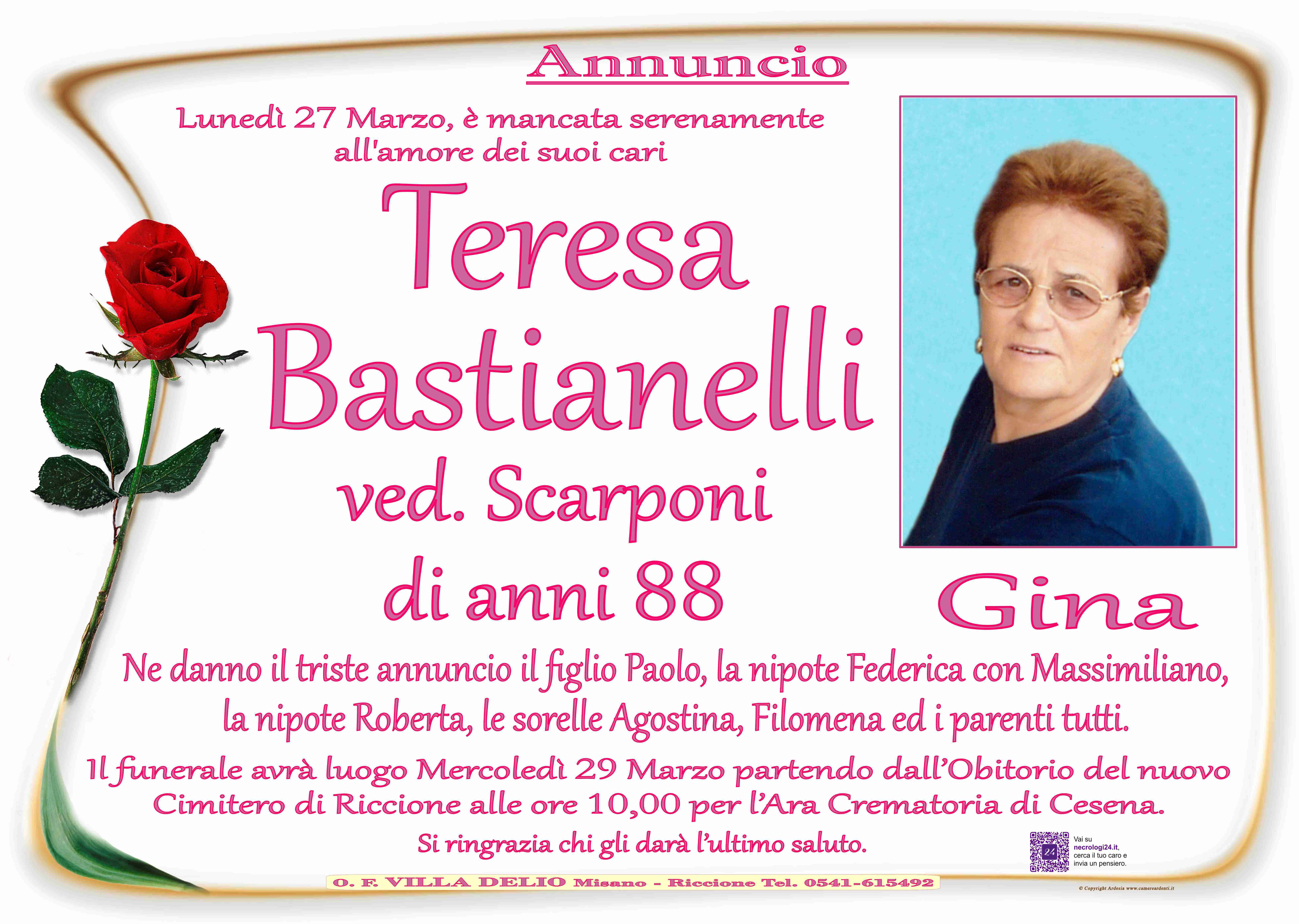 Teresa (Gina) Bastianelli
