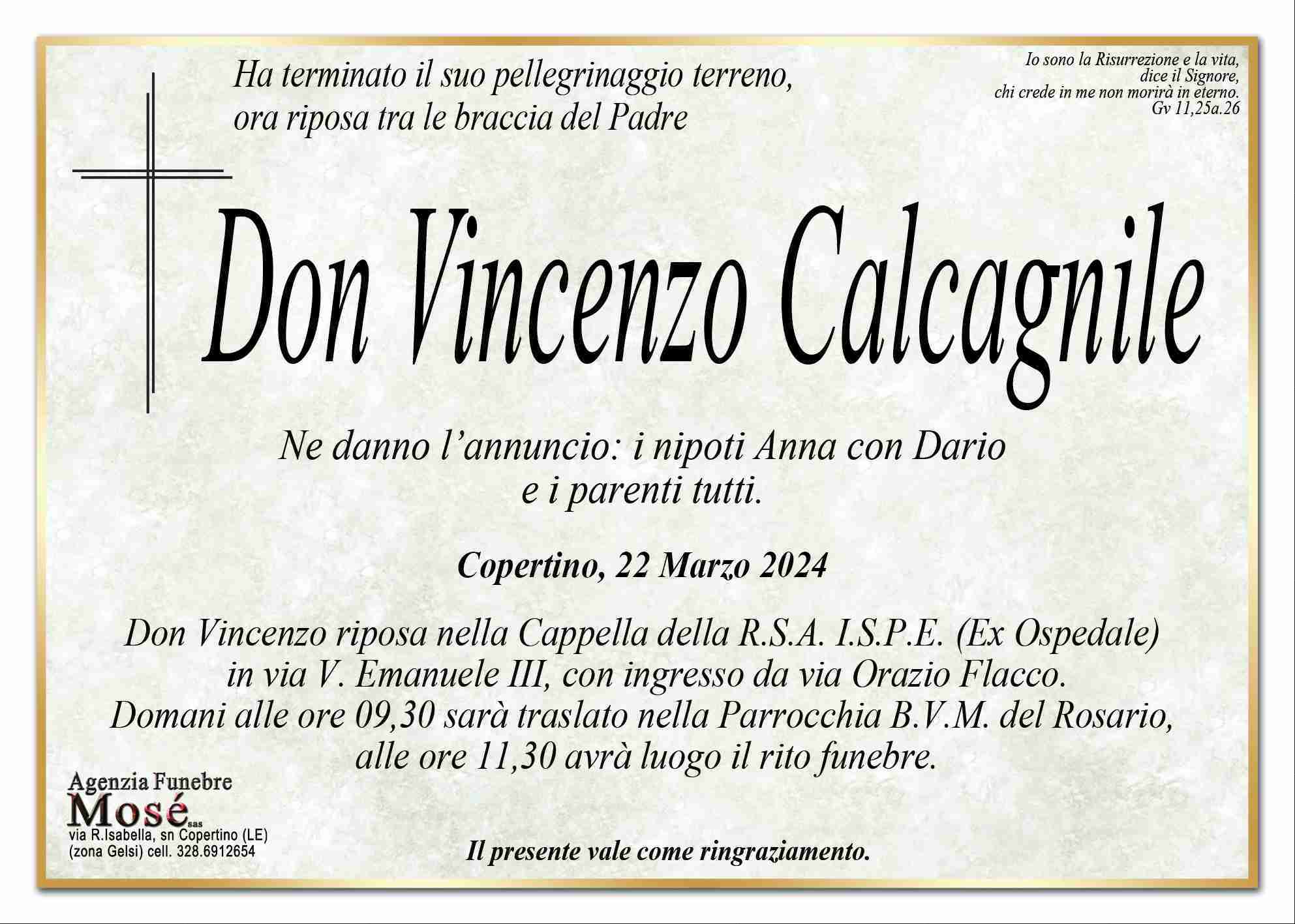 Don Vincenzo Calcagnile