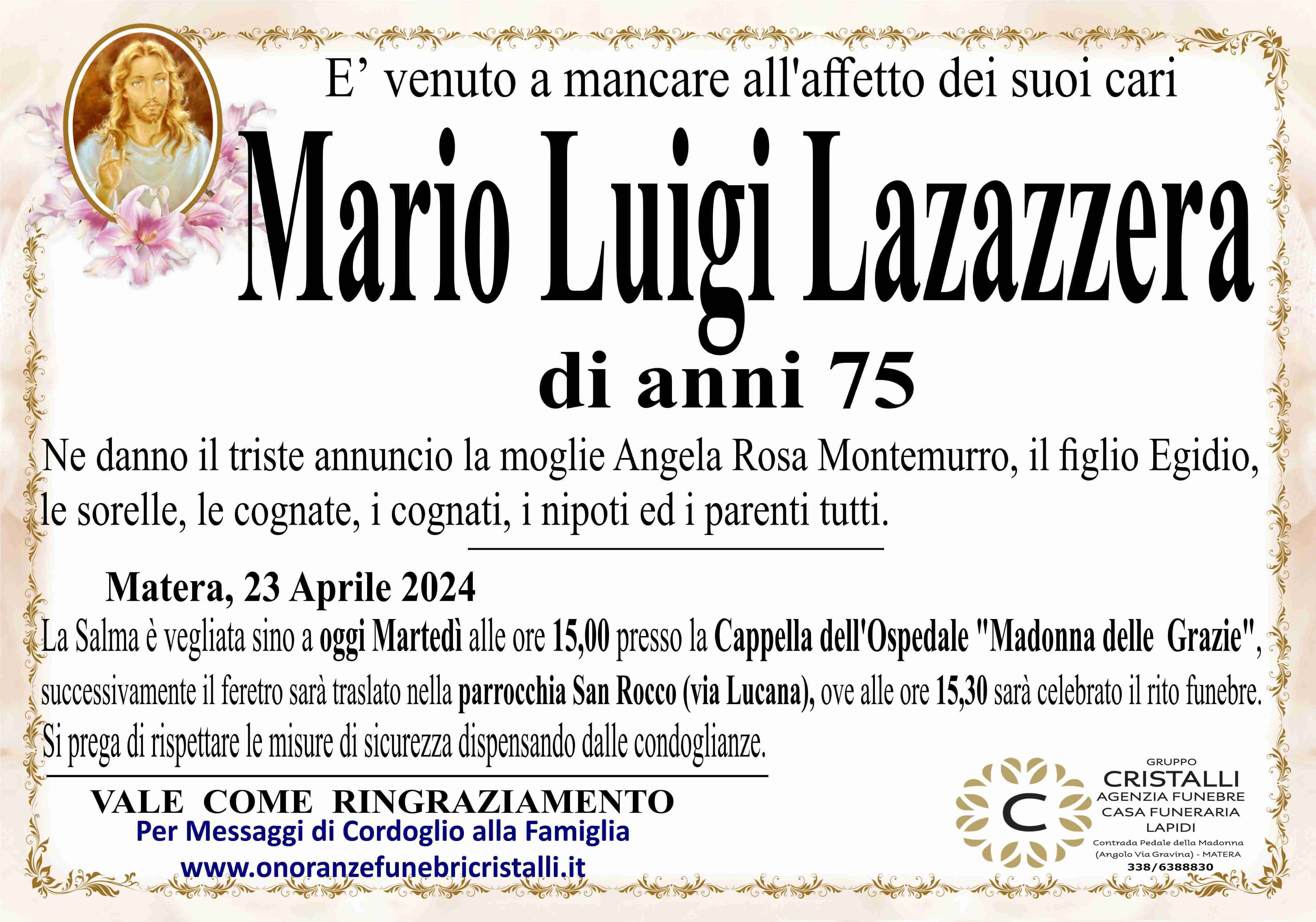 Mario Luigi Lazazzera
