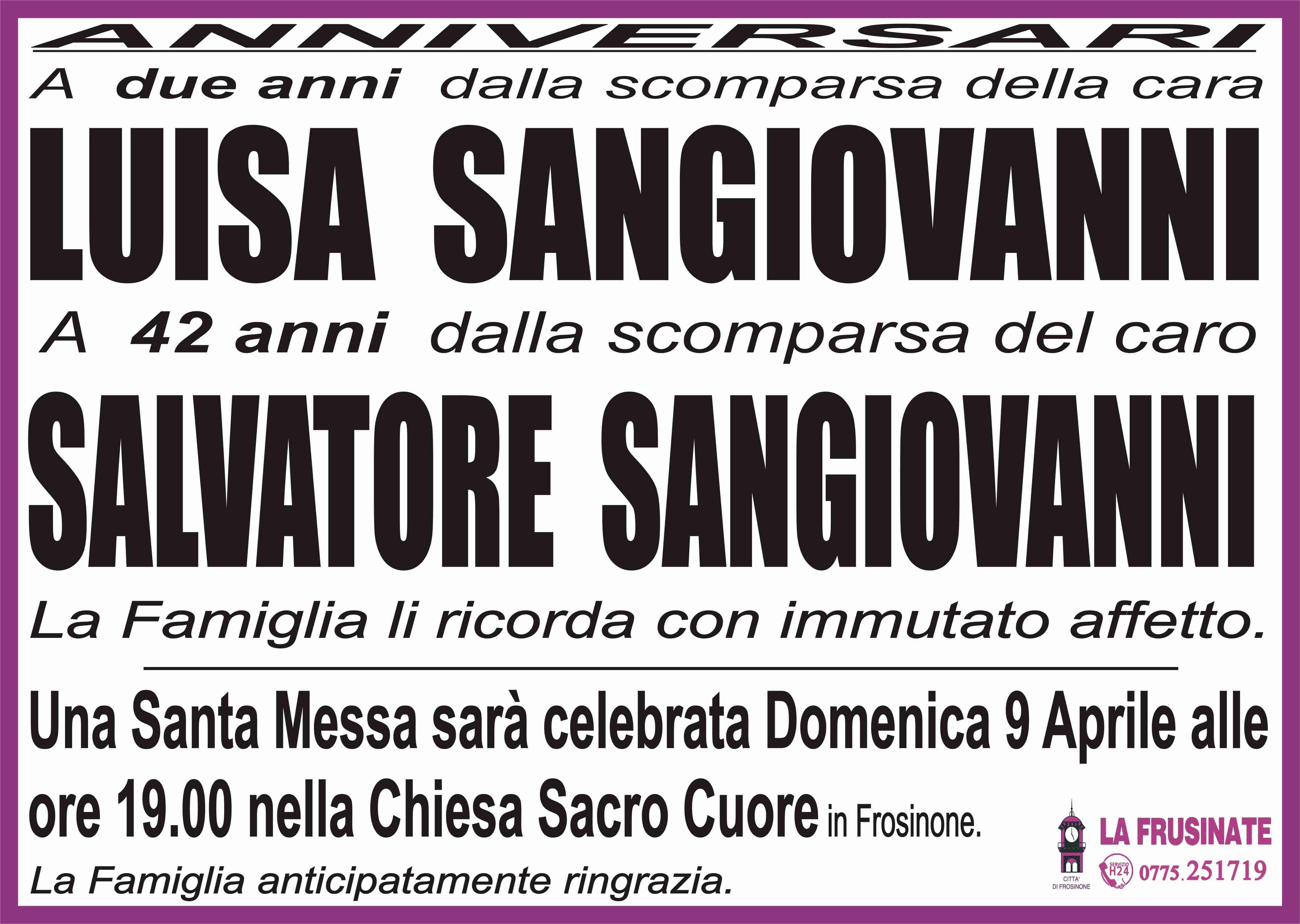 Luisa Sangiovanni e Salvatore Sangiovanni