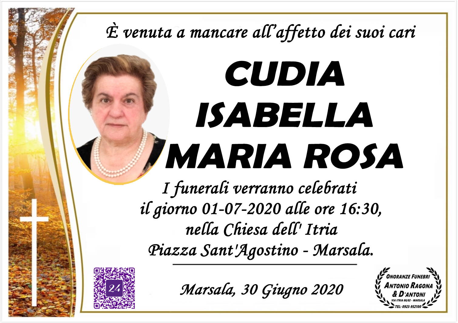 Isabella Maria Rosa Cudia