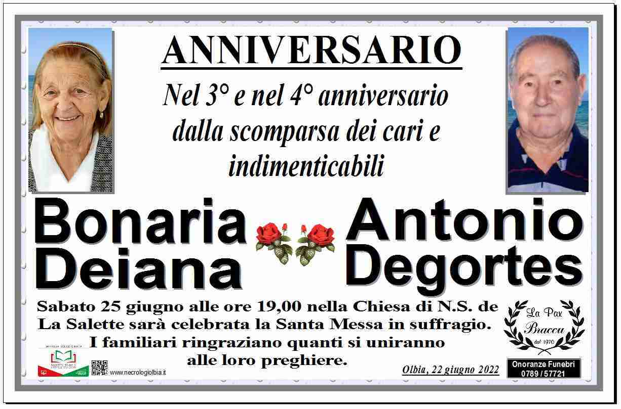 Bonaria Deiana e Antonio Degortes