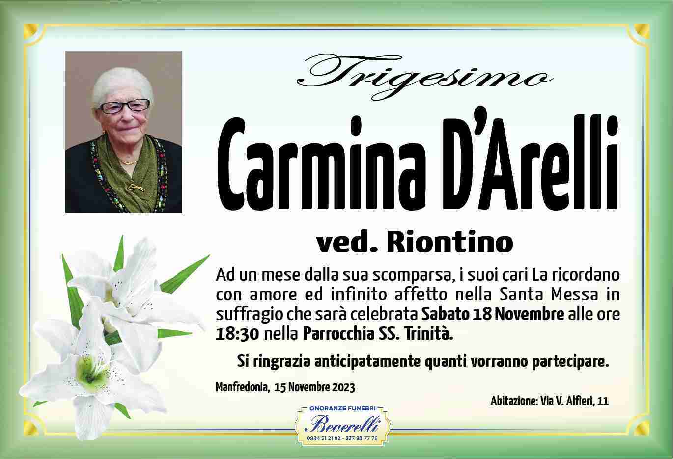Carmina D'Arelli
