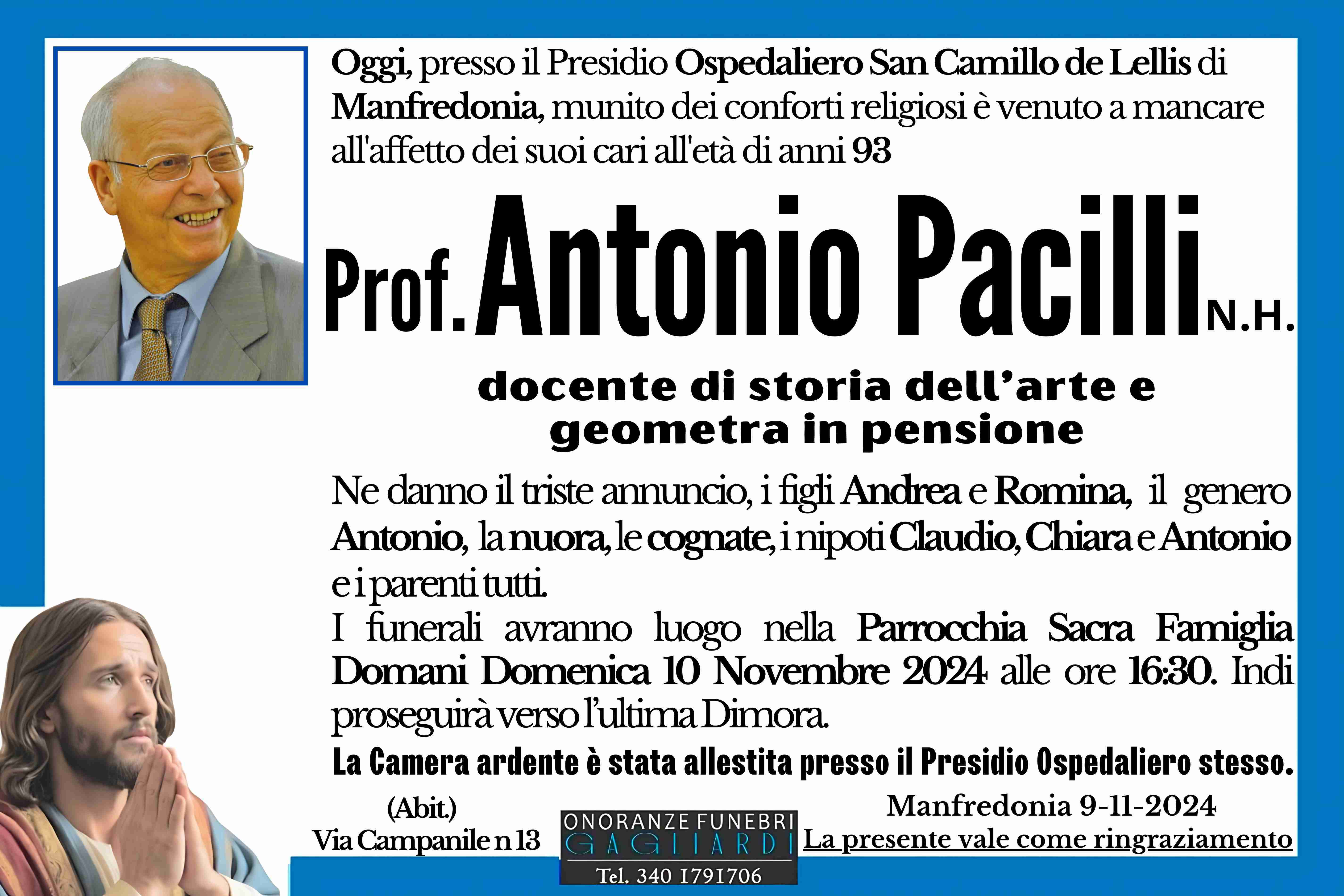 Prof. Antonio Pacilli