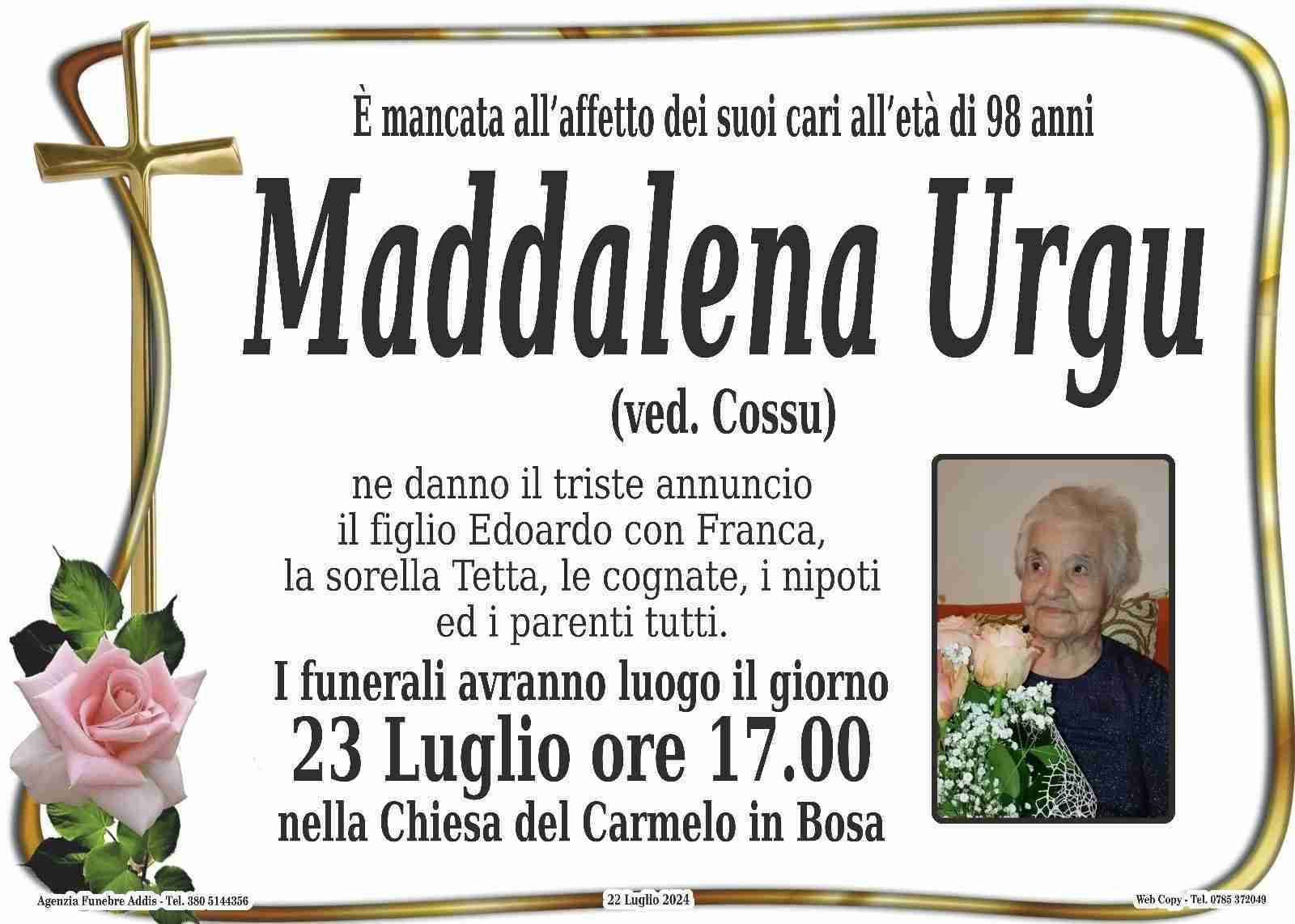 Maddalena Urgu