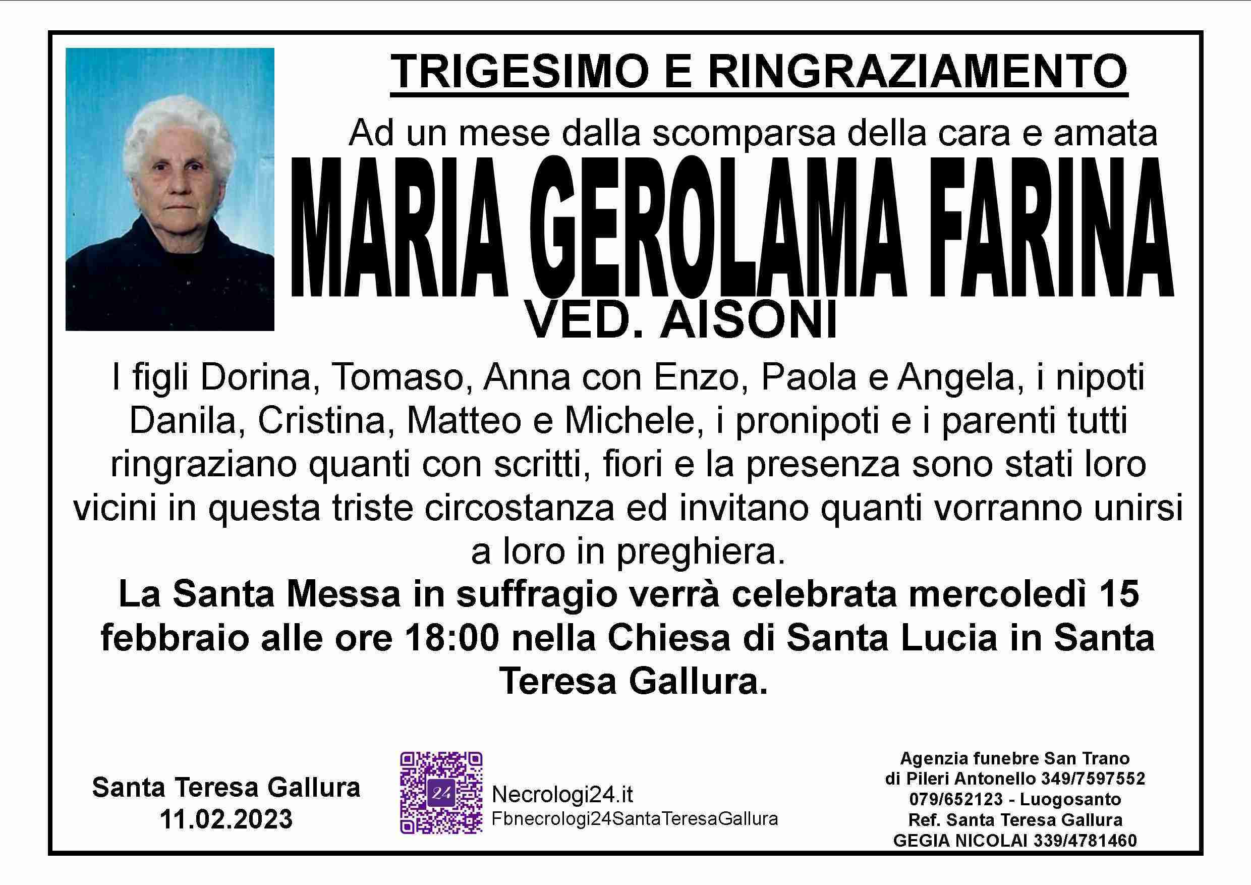 Maria Gerolama Farina