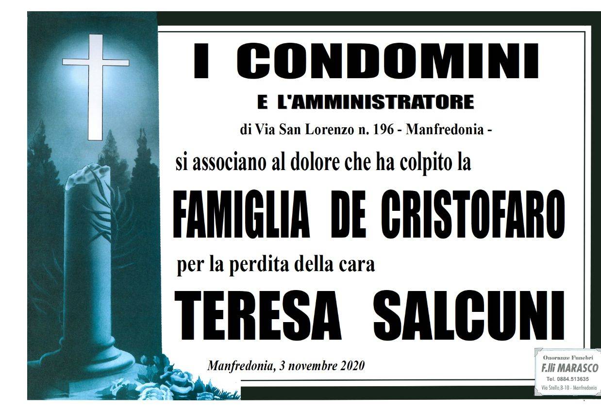 I condomini e l'amministratore di Via San Lorenzo 196 - Manfredonia