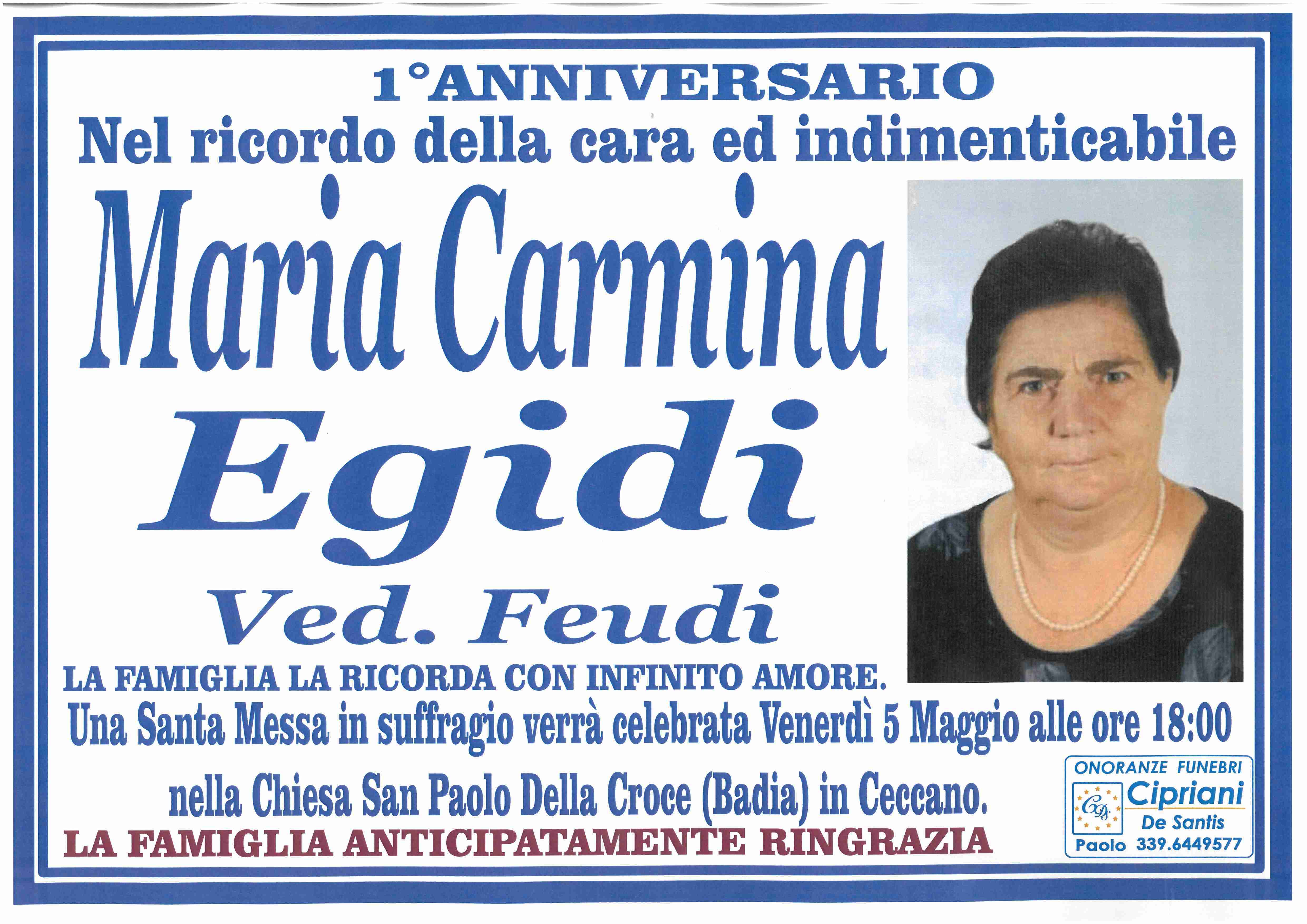 Maria Carmina Egidi