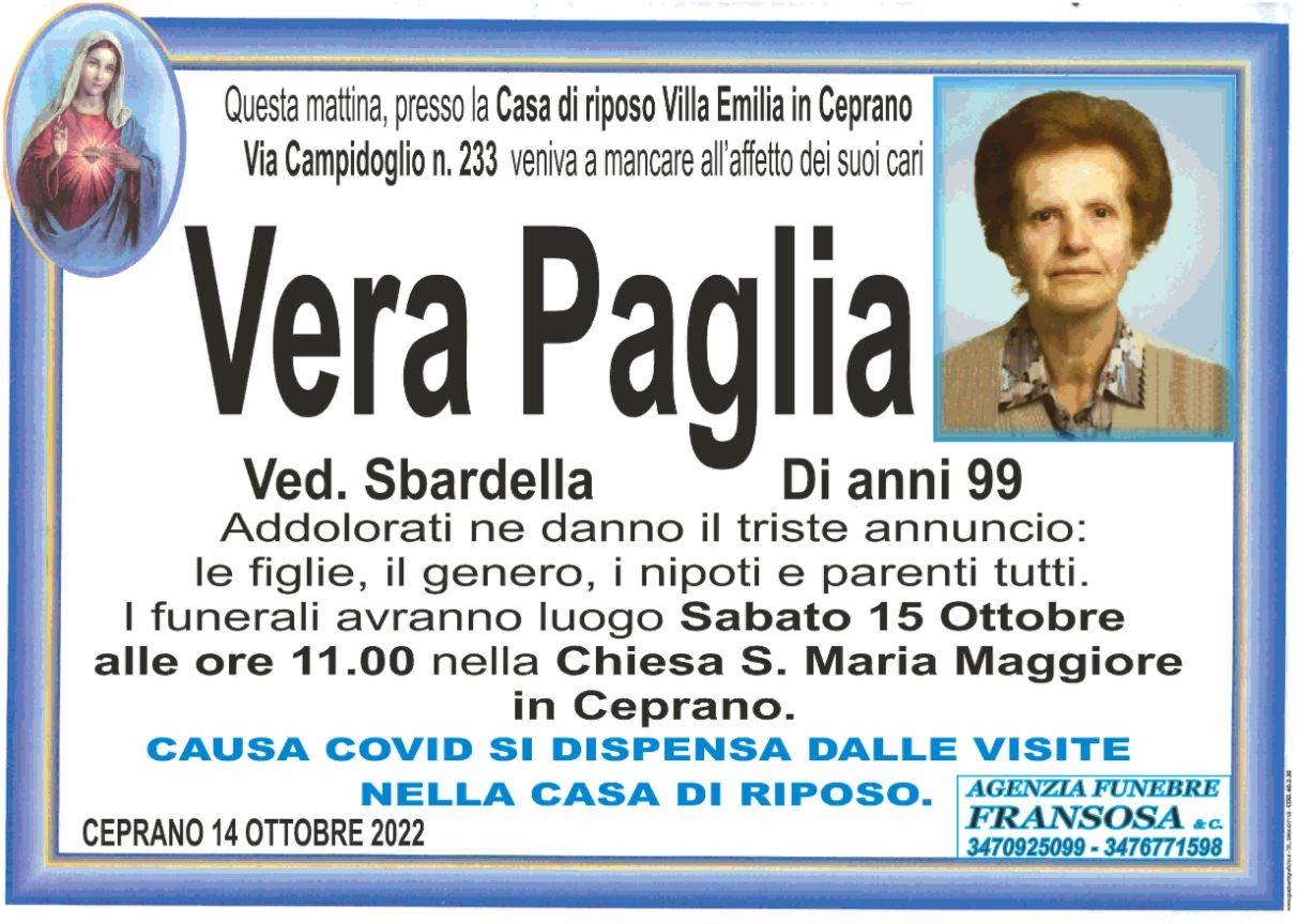 Vera Paglia