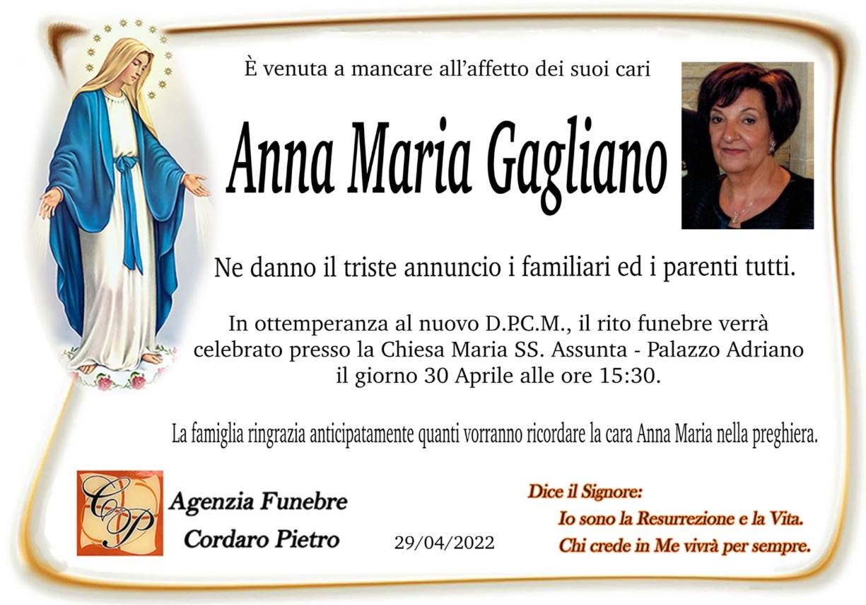 Anna Maria Gagliano