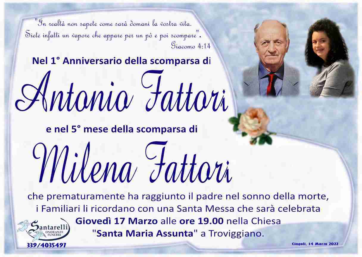 Antonio Fattori e Milena Fattori