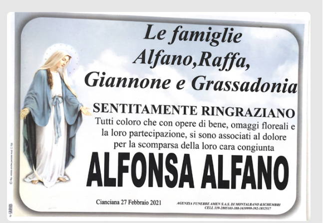 Alfonsa Alfano