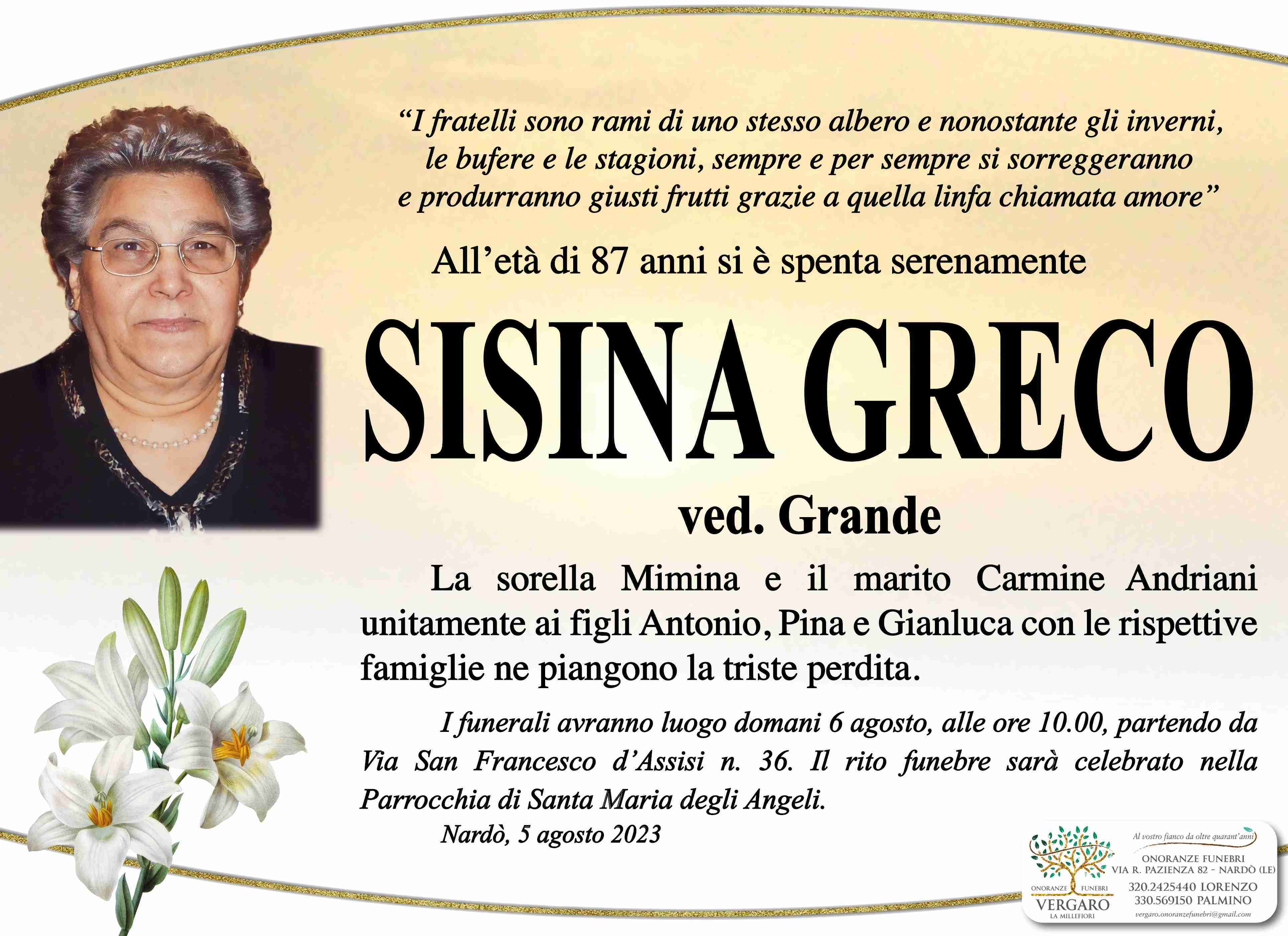 Sisina Greco