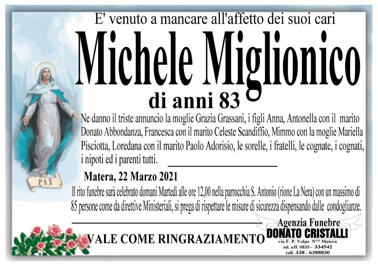 Michele Angelo Raffaele Miglionico