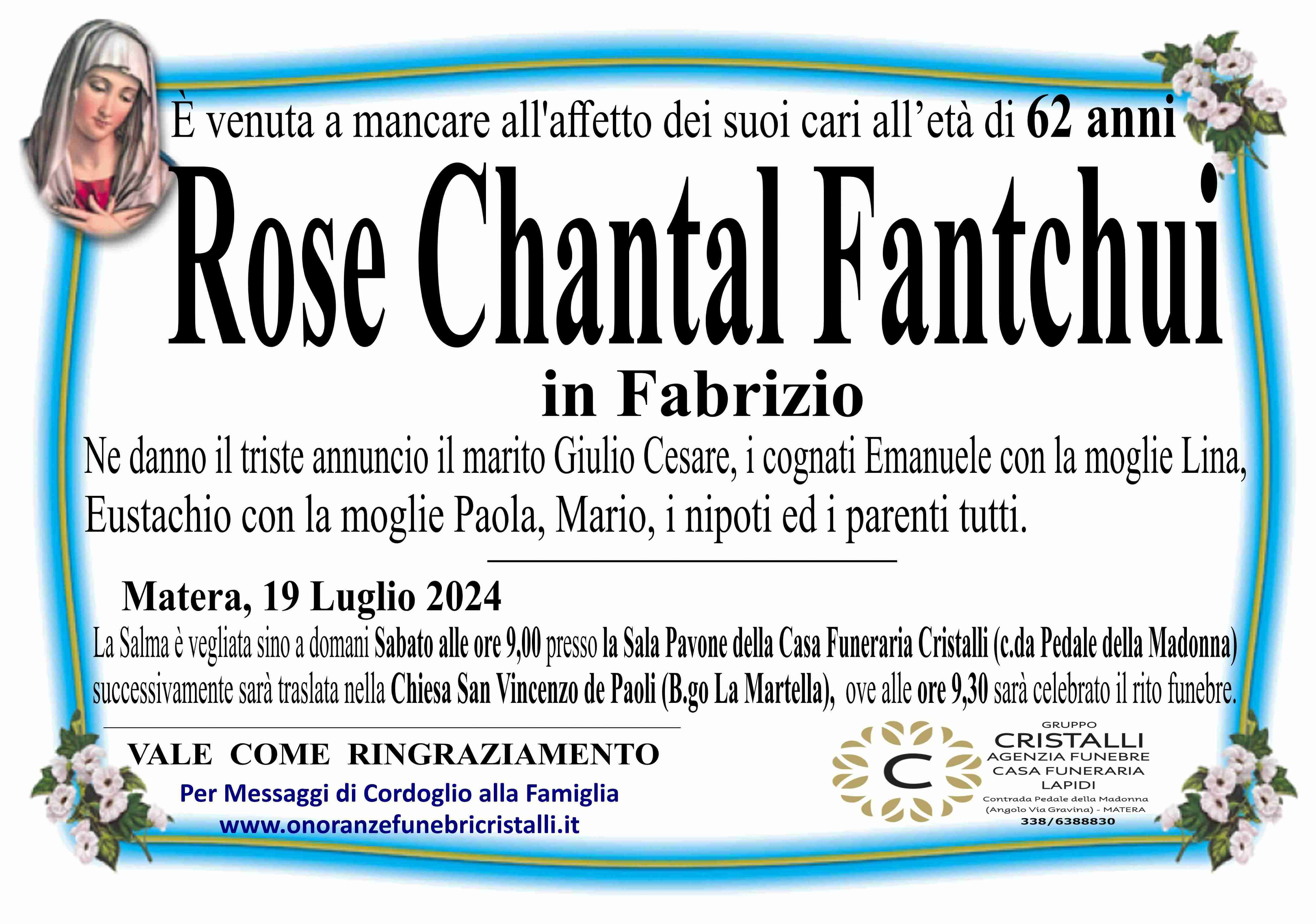 Rose Chantal Fantchui