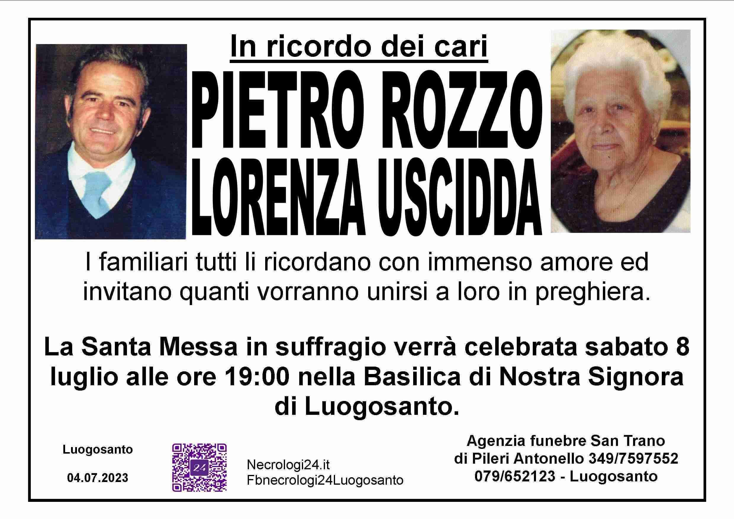 Pietro Rozzo e Lorenza Uscidda