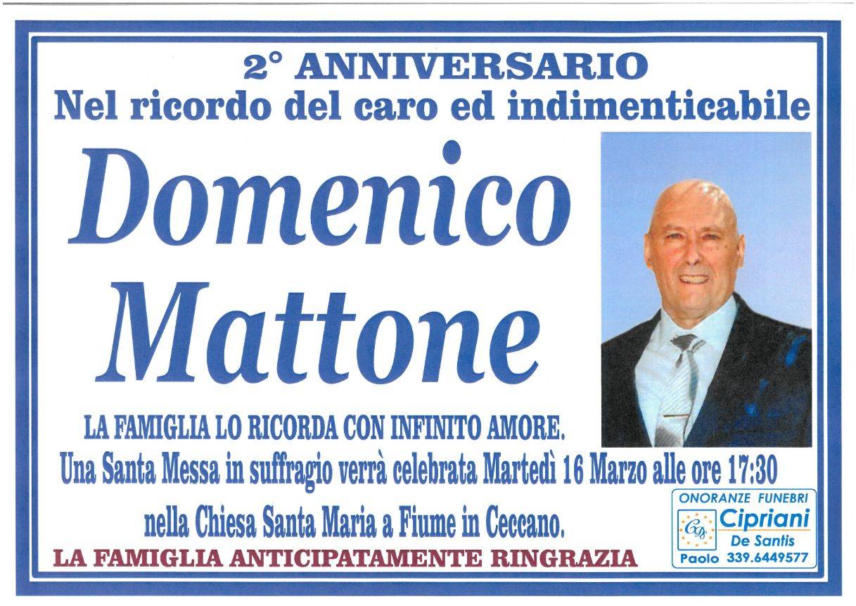 Domenico Mattone