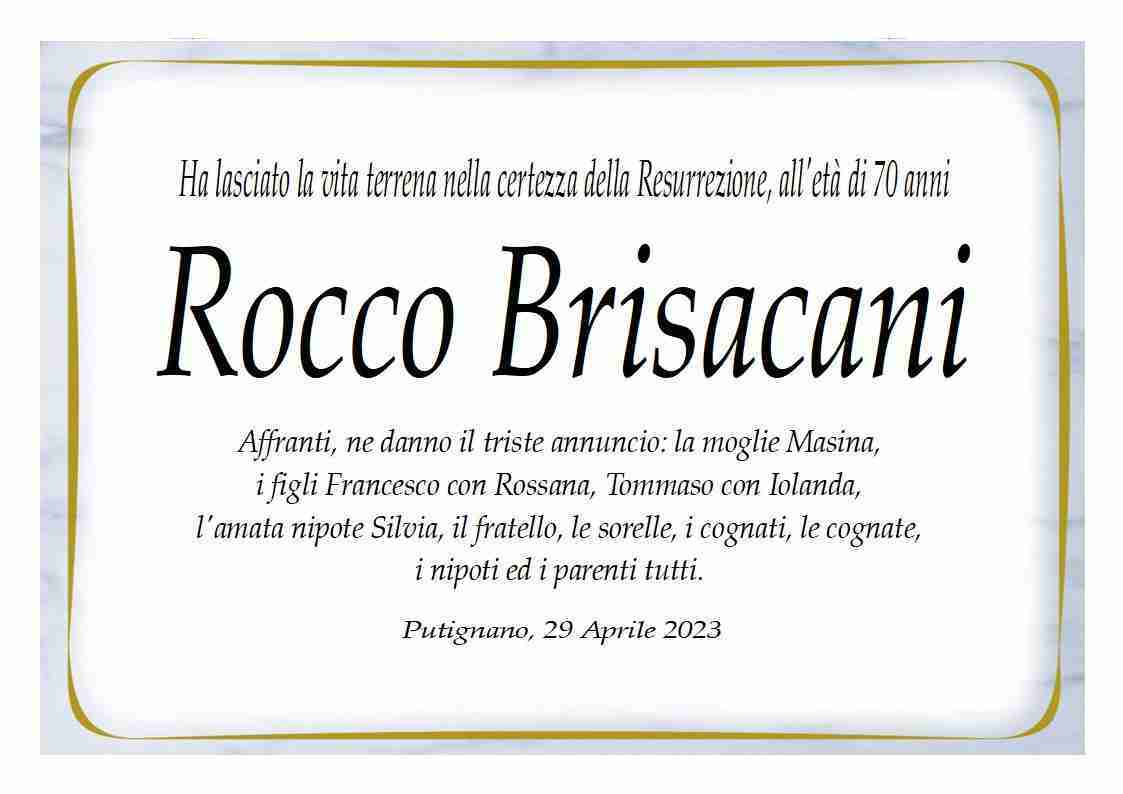 Rocco Brisacani