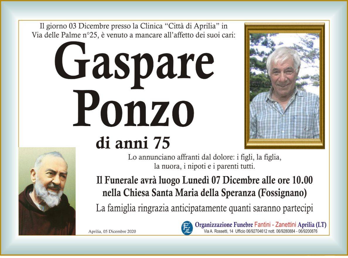 Gaspare Ponzo