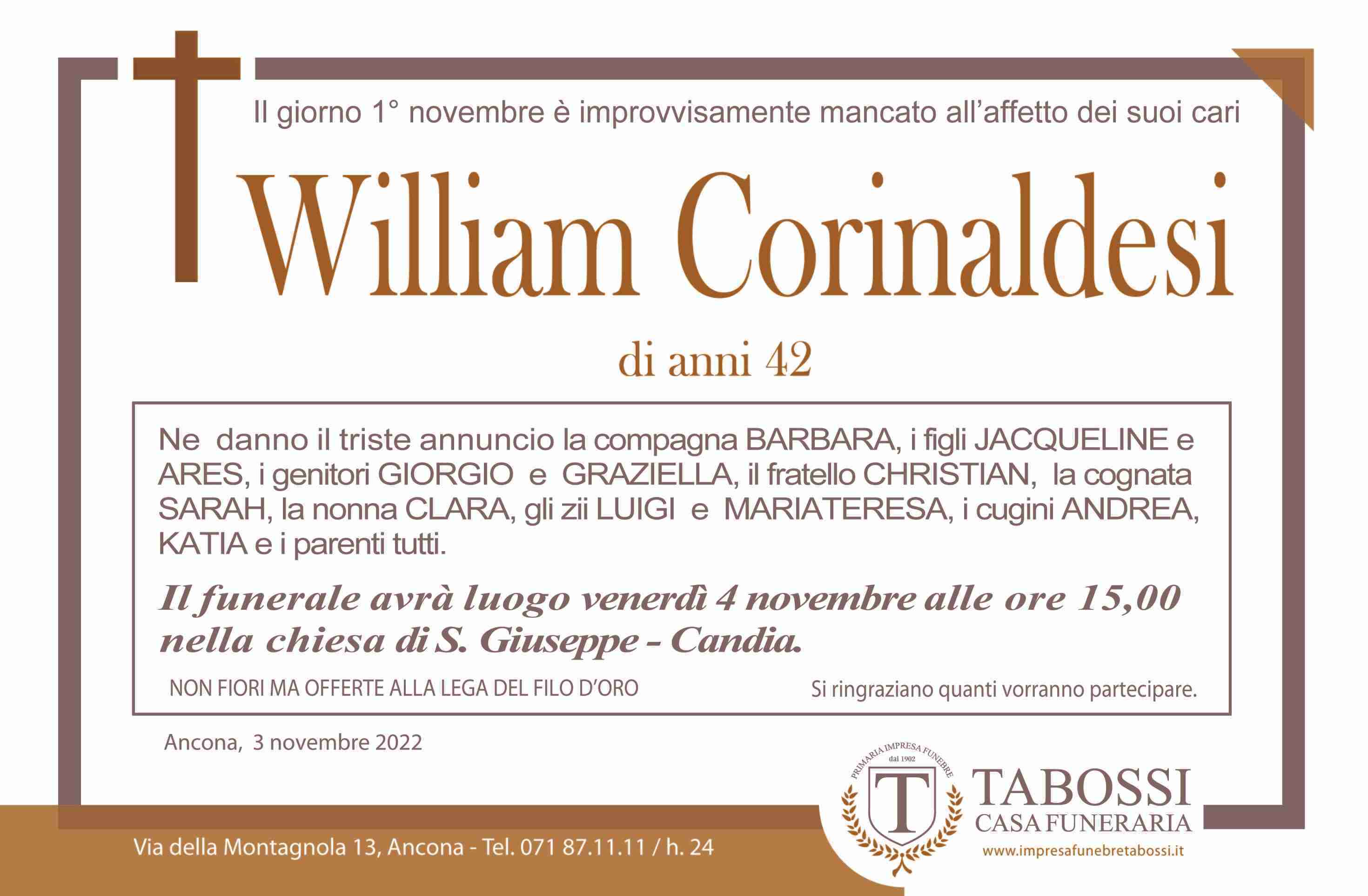 William Corinaldesi