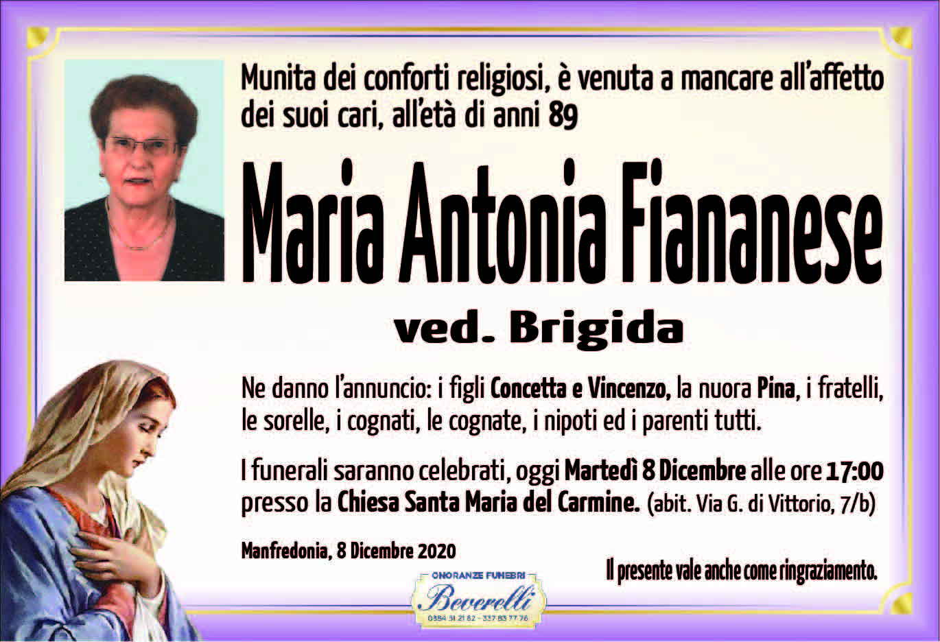 Maria Antonia Fiananese