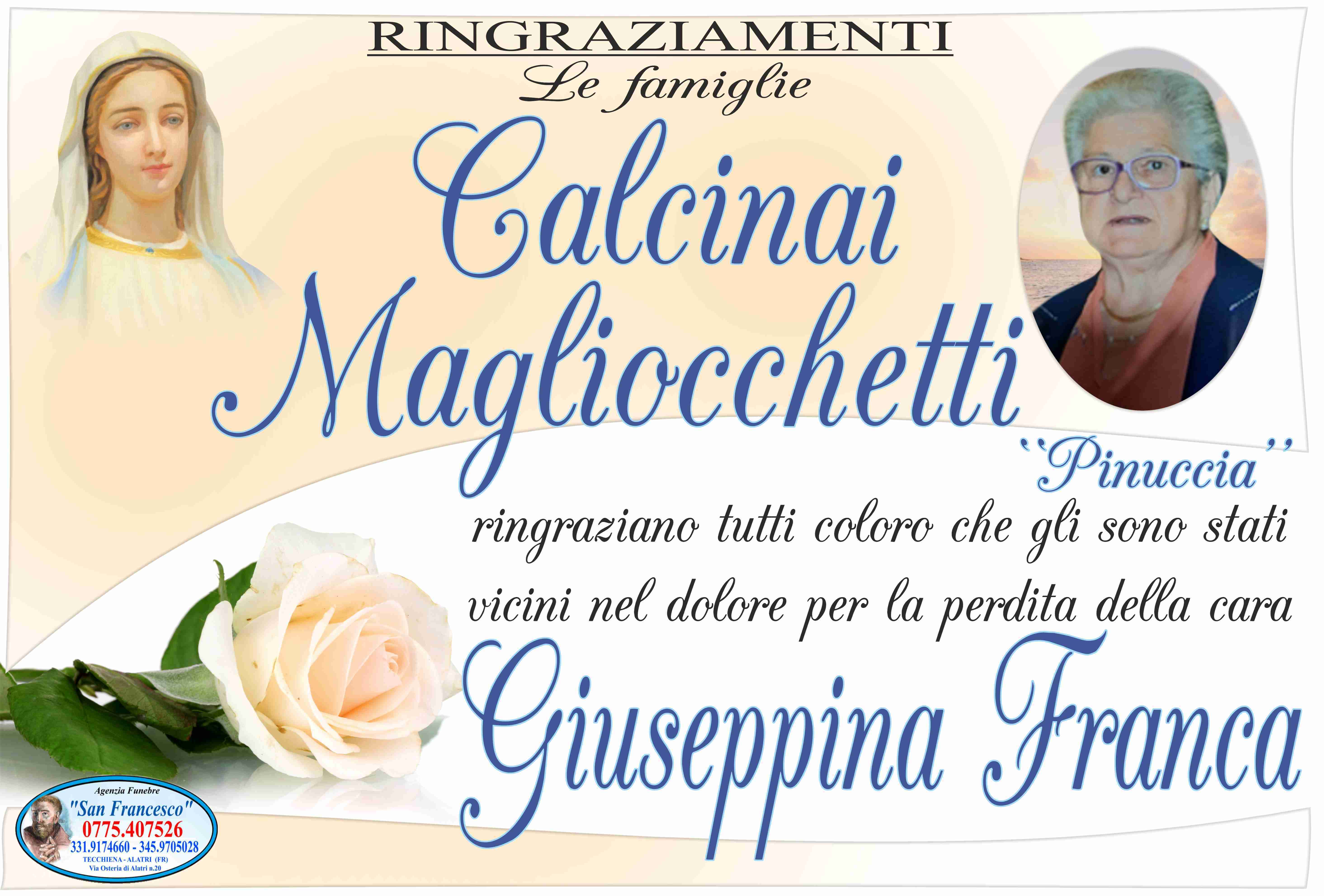 Giuseppina Franca  Calcinai