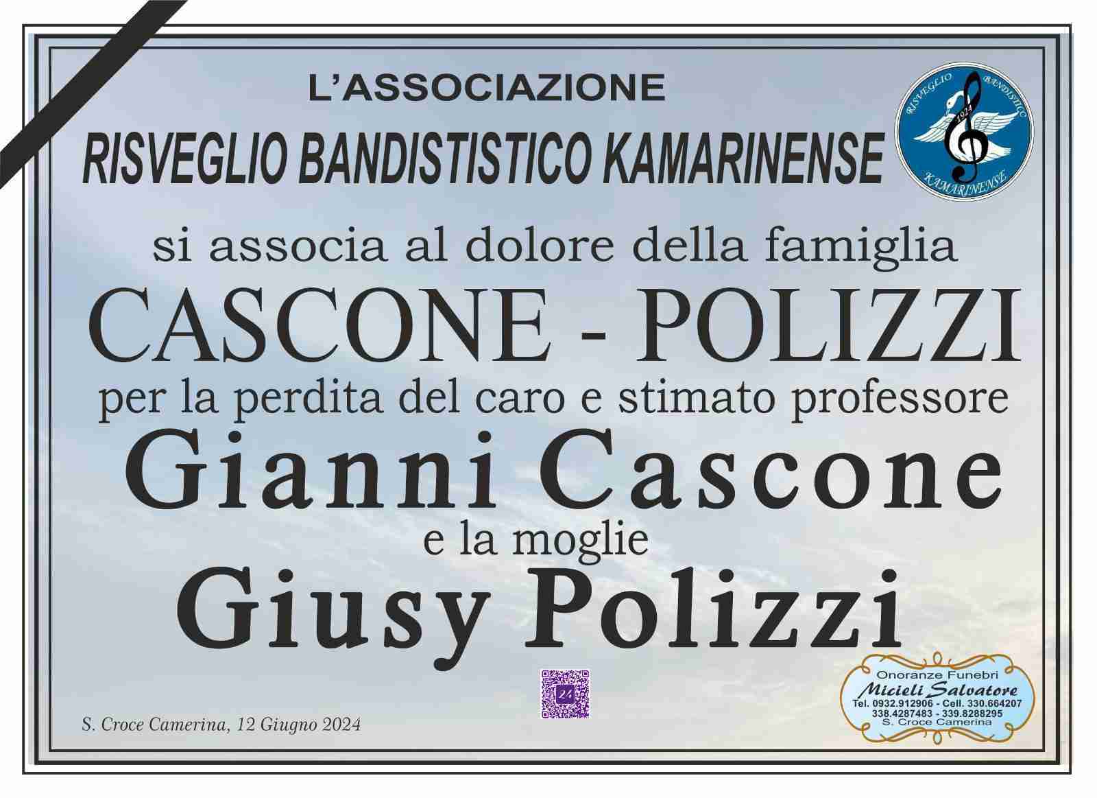 Gianni Cascone Giusy Polizzi