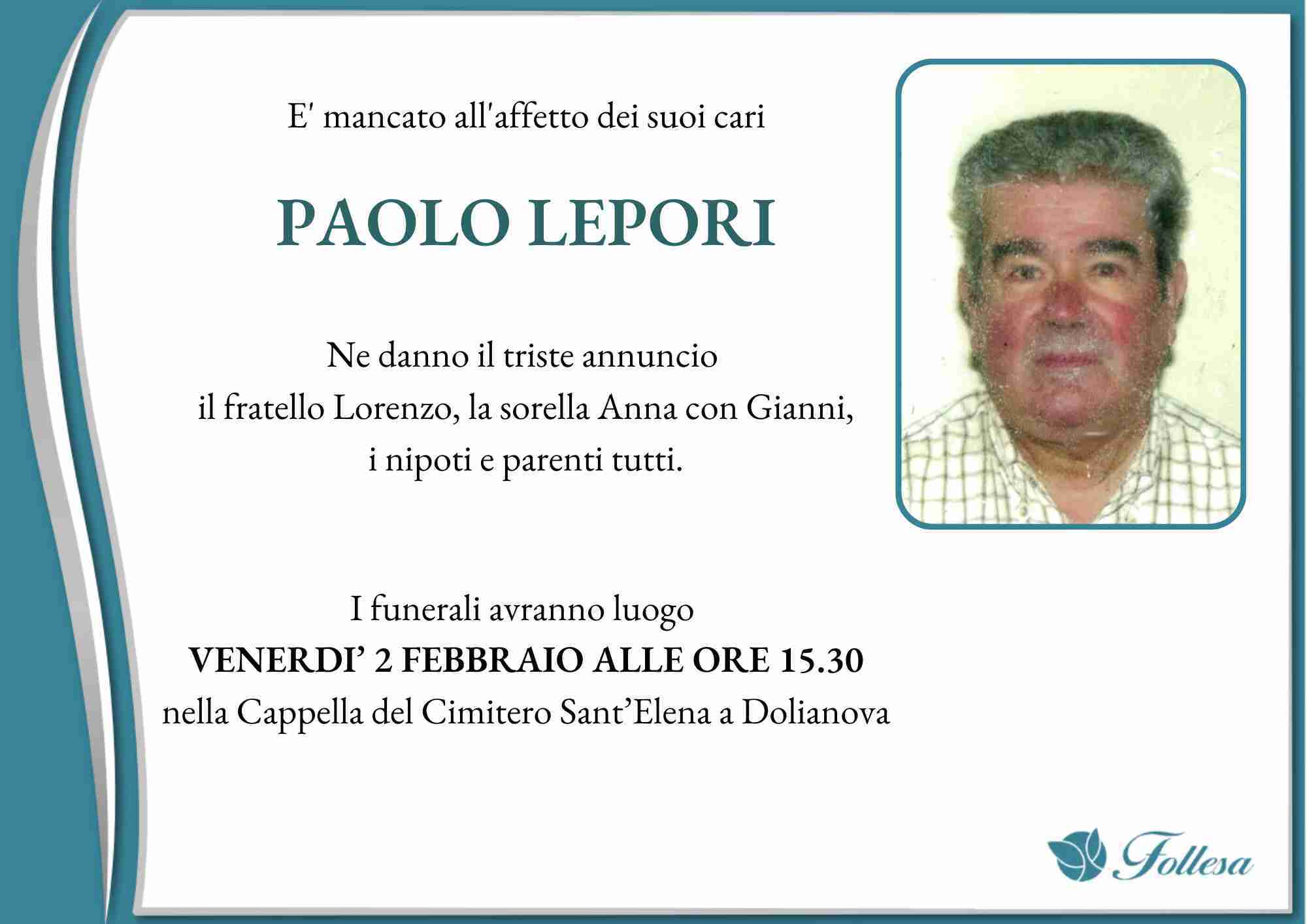 Paolo Lepori